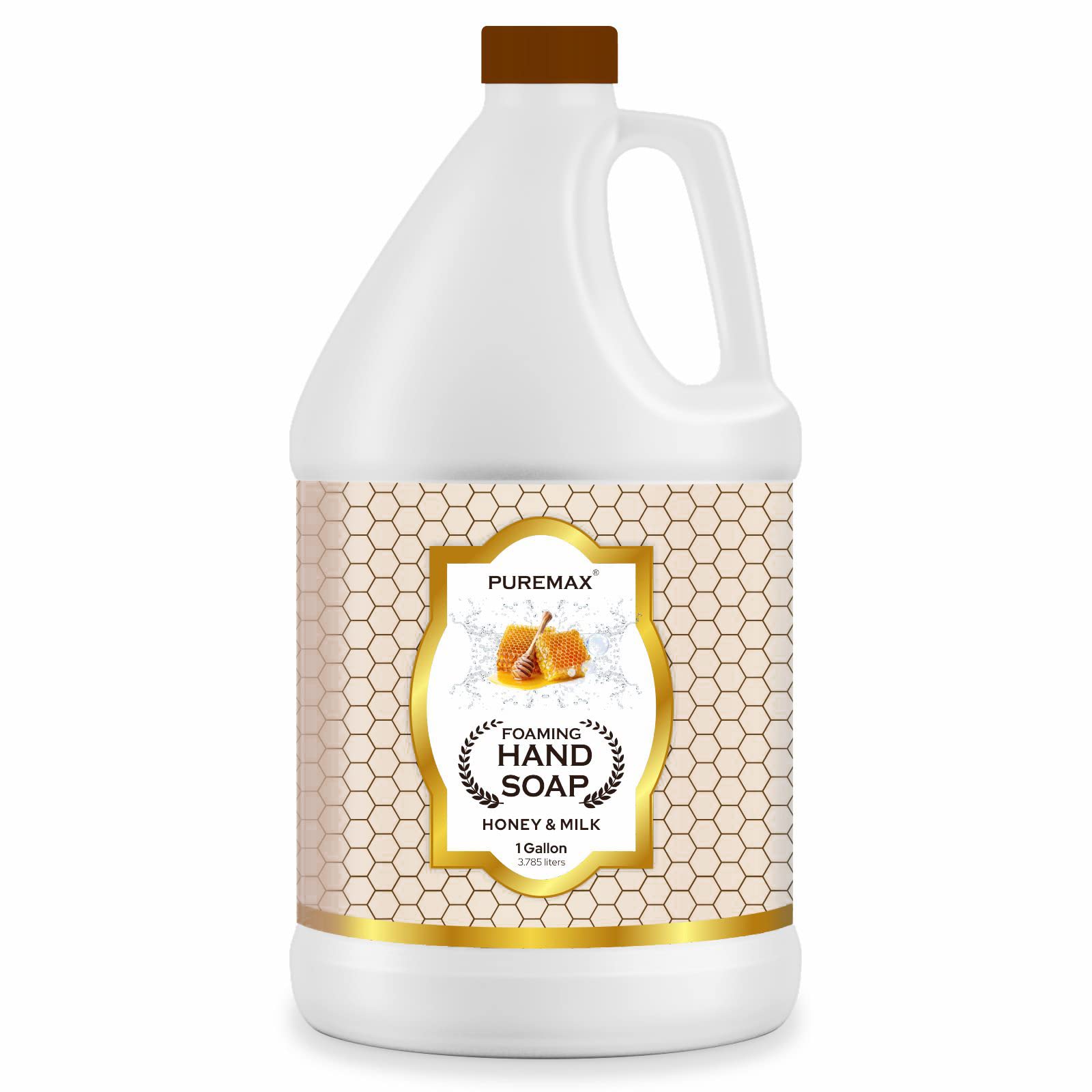 Puremax Foaming Hand Soap Honey Milk Refiller, Gentle Moisturizing, Ready  to Use, 128 Fl Oz (1 Gallon)