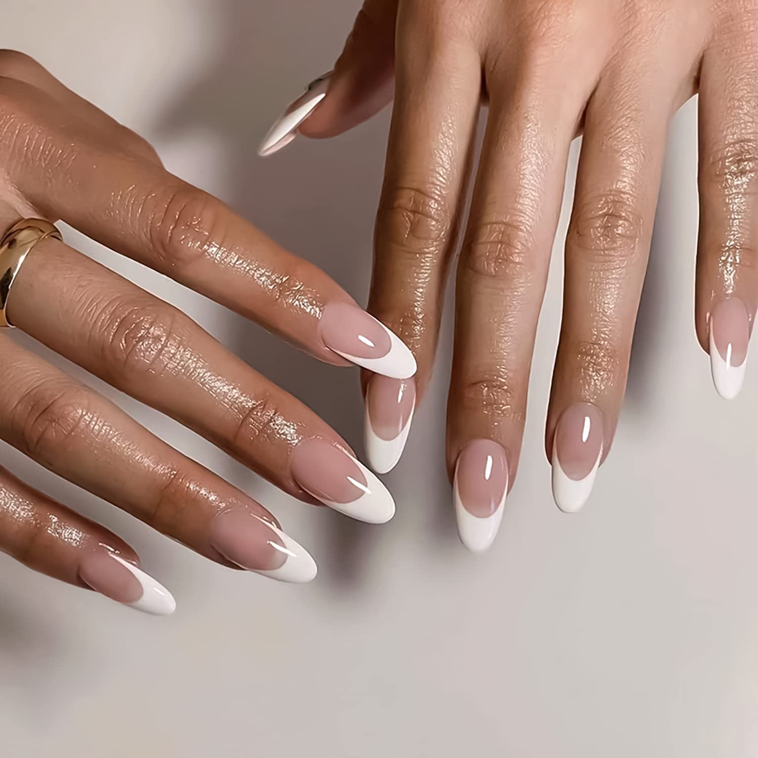 The Chocolate Milk French Manicure Is Putting A Funky Twist On The Neutral  Nails Trend