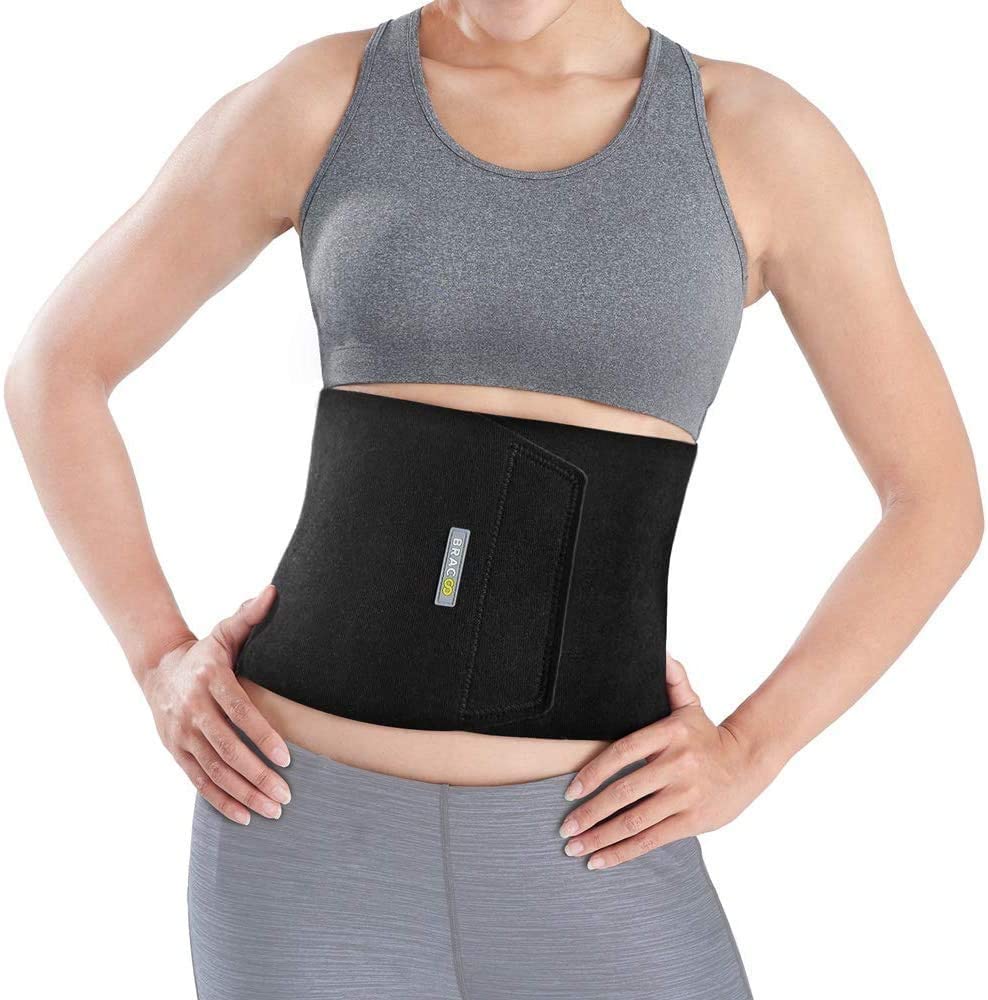 Bracoo Waist Trimmer Wrap, Sweat Sauna Slim Belly Belt for Men and