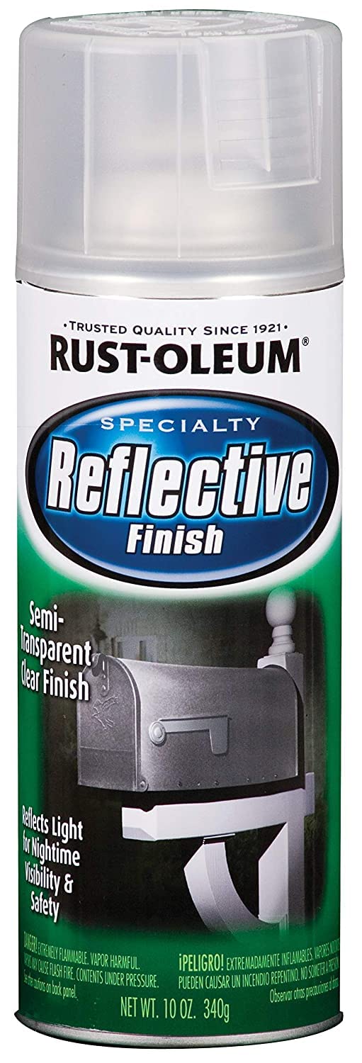 Rust-Oleum 214944 Specialty Reflective Spray Clear 10 Fl Oz