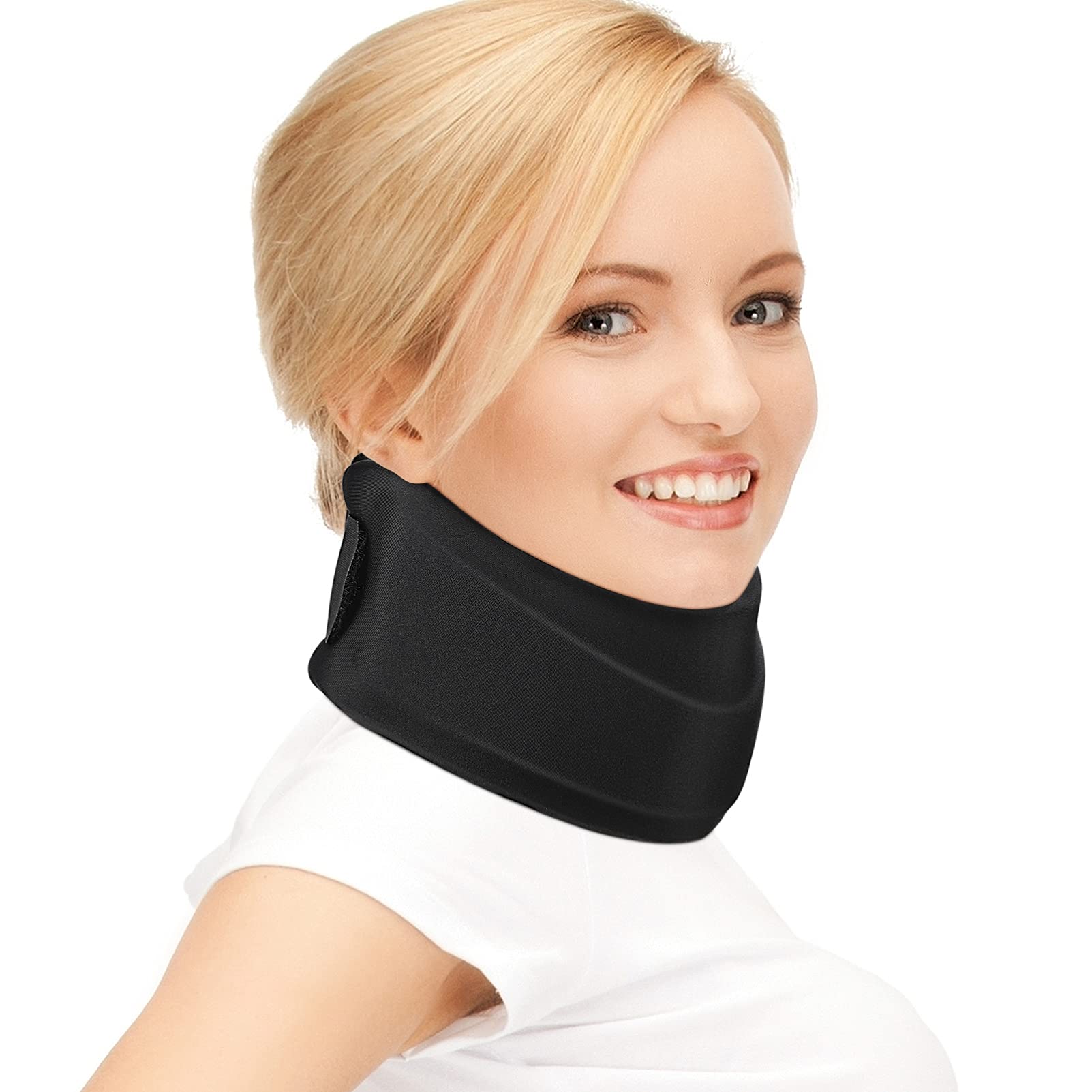 Healifty Neck Support Brace Universal Soft Memory Foam Neck Collar