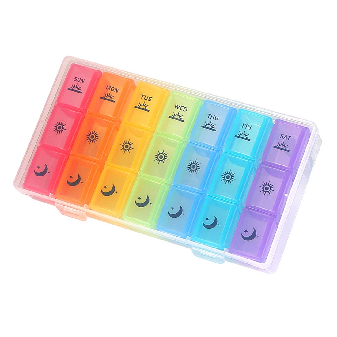 Cute 7 Day Pill Case with Unique Spring Assisted Open Design Weekly Pill  Organizer for Travel Storage 7 Day Pill Box - China Weekly Pill Box, Pill  Box
