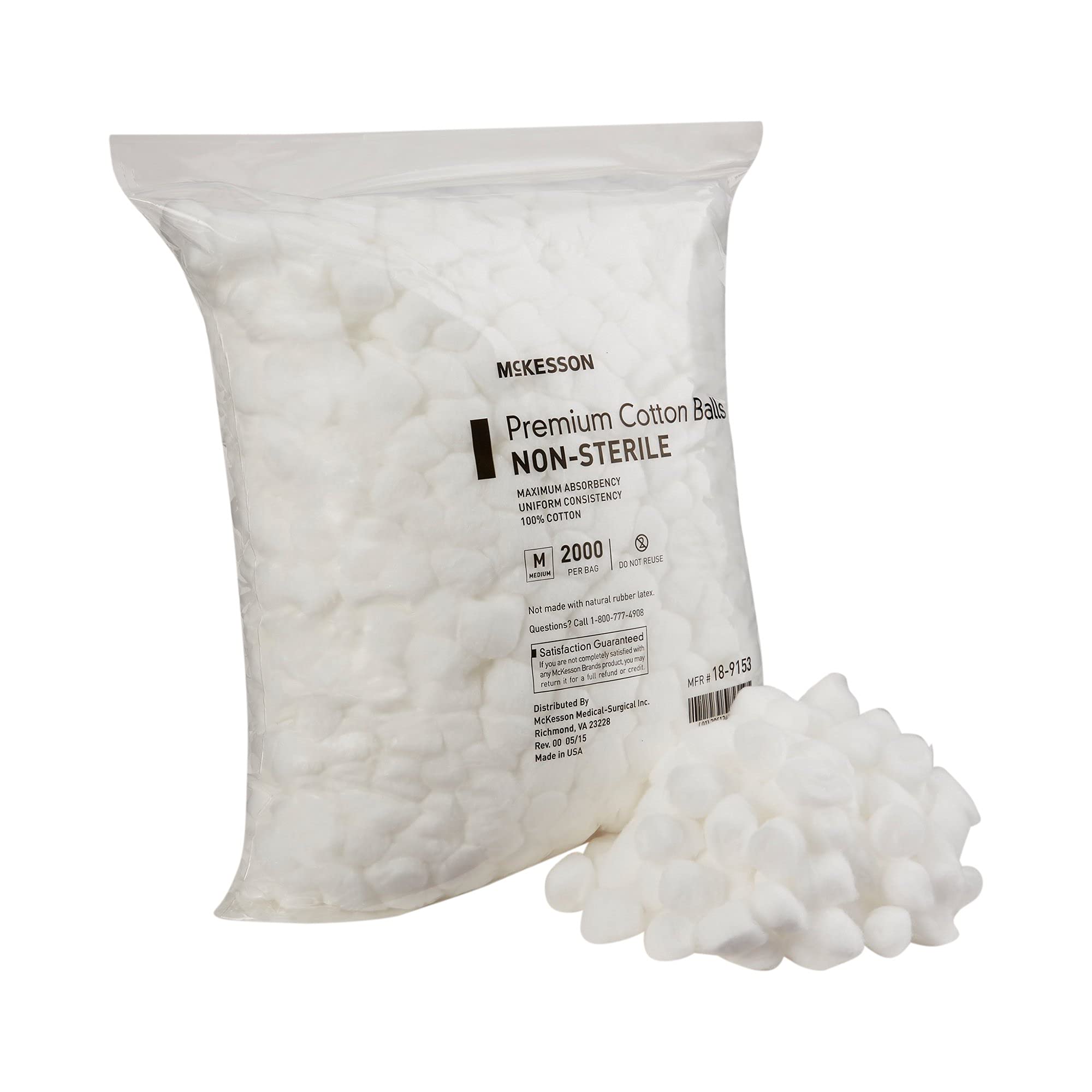 White Cotton Balls (Bag of 2000)