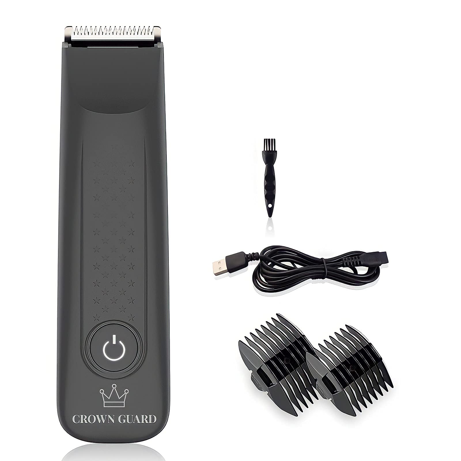 Crown Guard Ball Trimmer| USB Rechargeable Electric Body Hair Grooming  Trimmer for Men | Waterproof