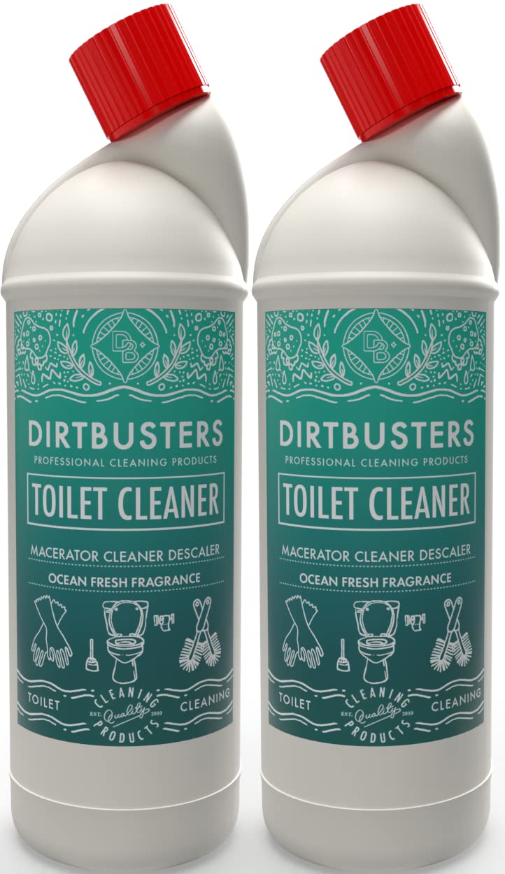 Dirtbusters Toilet Macerator Cleaner & Descaler Deep Cleaning With Limescale Remover Safe To Use