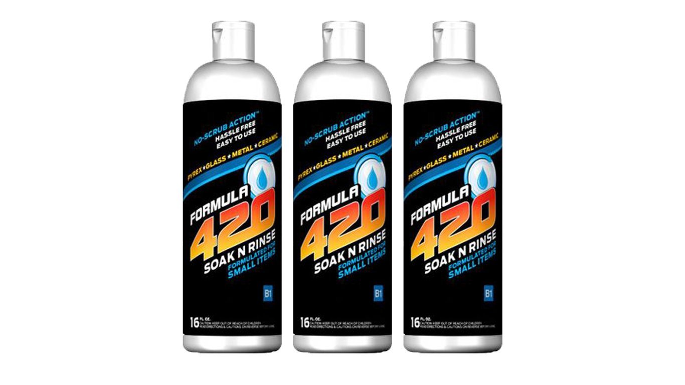 Soak-N-Rinse by Formula 420, Glass Cleaner, Cleaner Pack