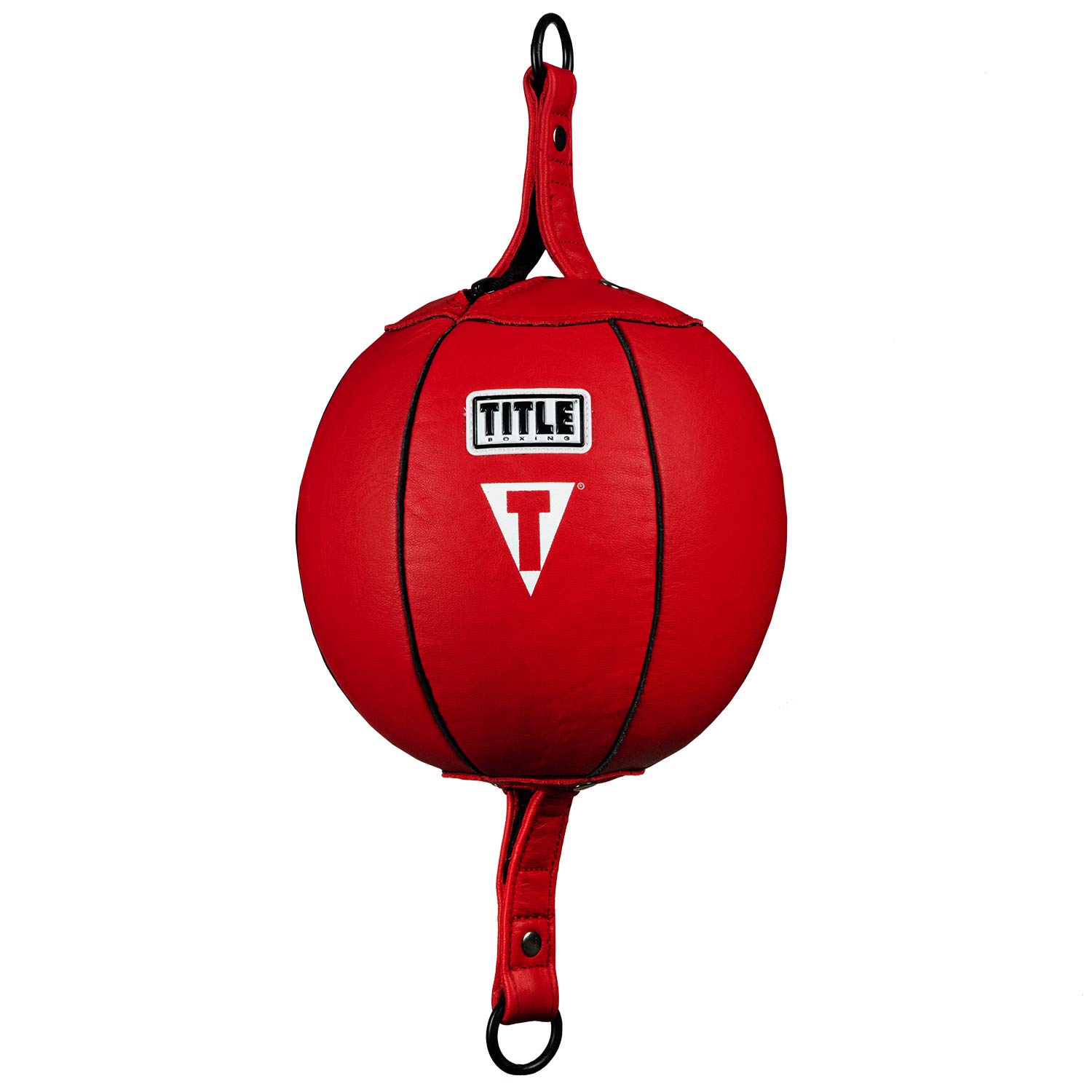 Title Boxing 7-Inch Double End Bag - Leather Training Bag For Boxing & Reflex Drills