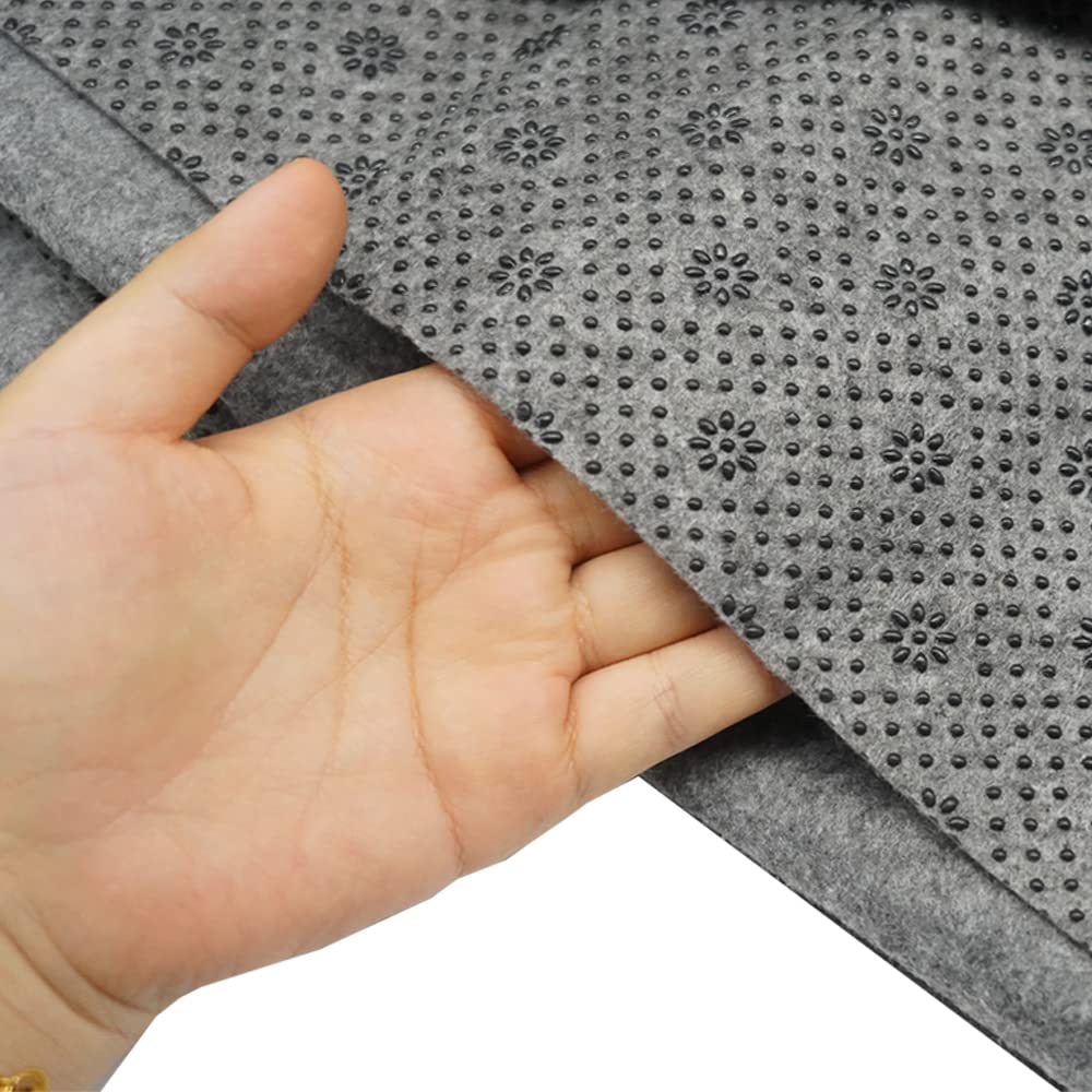 BAISDY Tufting Cloth Backing Fabric Non Slip Tufting Rug Pad for Carpets  Cushion 40x70 inch