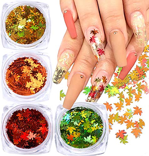 Amazon.com: 6 Sheets Fall Nail Art Stickers Thanksgiving Maple Leaf Nail  Art Decals 3D Self-Adhesive Maple Leaves Turkey Pumpkin Autumn Designs Nail  Art Supplies for Women Girls Manicure DIY Nails Accessories :