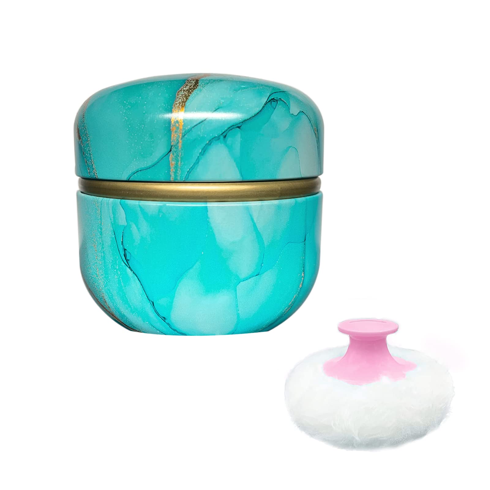 Mogugu - Loose Powder Travel Container with Puff