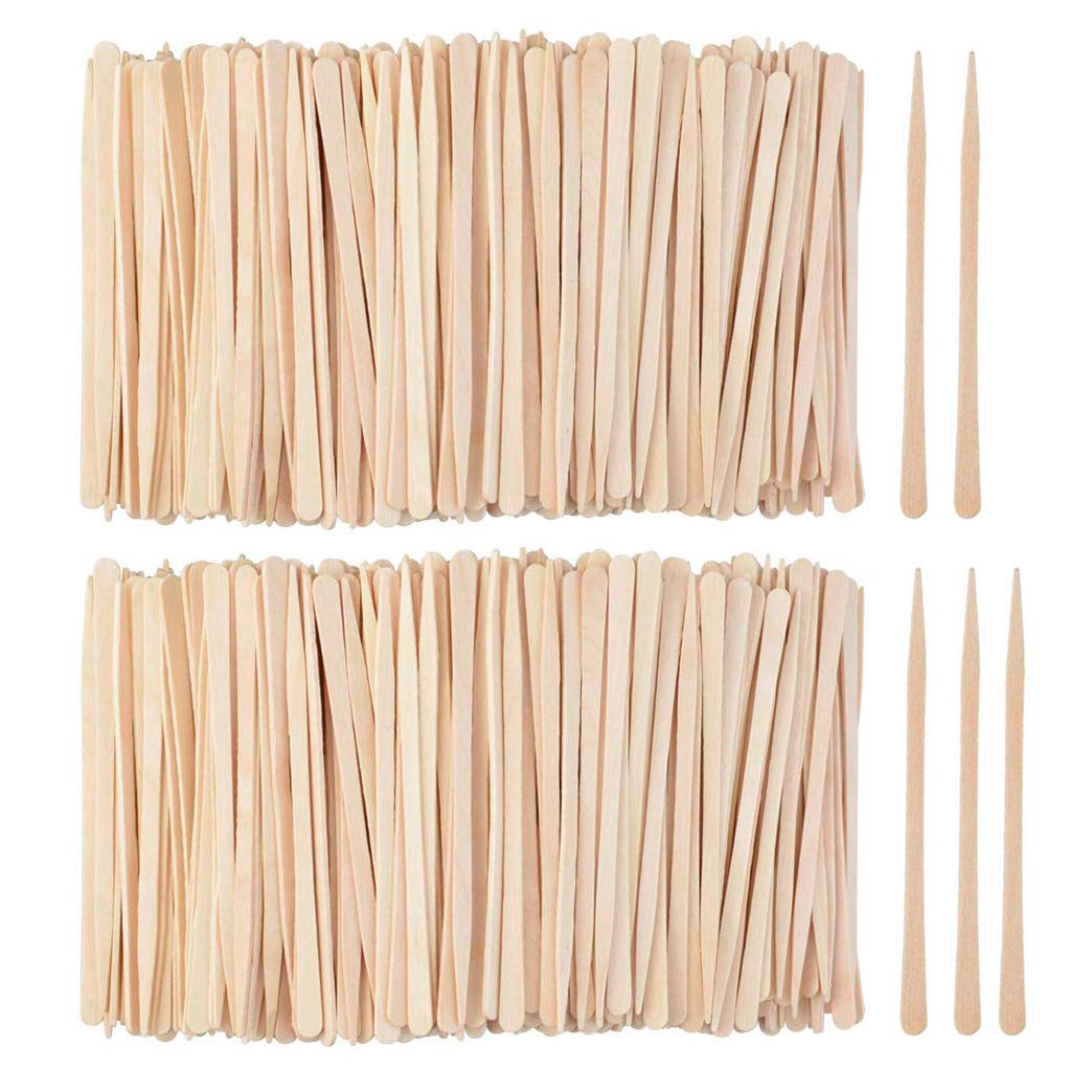 Customized Logo 1000pcs Large Wooden Wax Sticks Wood Waxing Craft Sticks  Spatulas Applicators for Hair Removal Eyebrow and Body - AliExpress