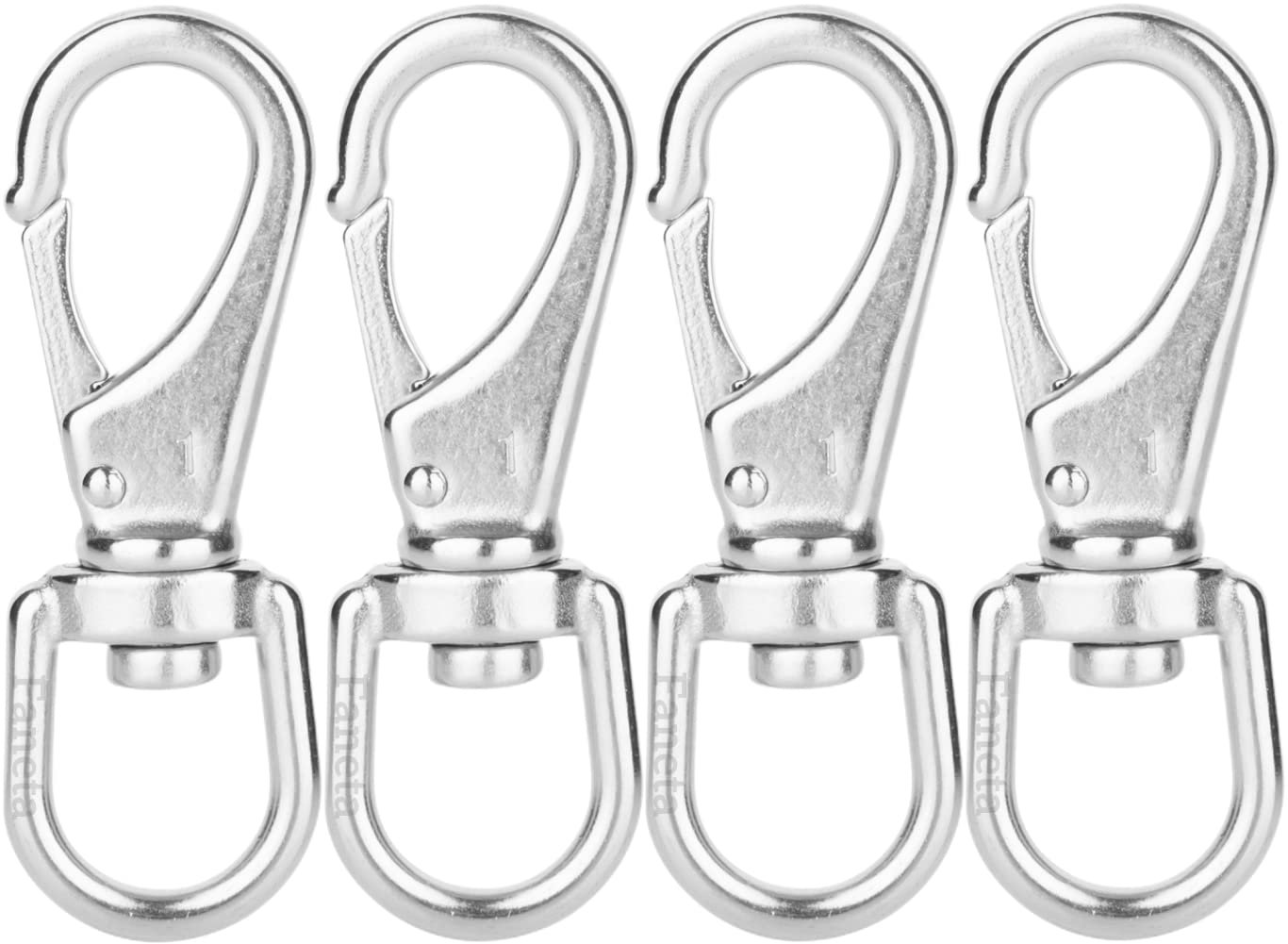 Faneta Stainless Steel Swivel Eye Snap Hooks, Flag Pole Clips