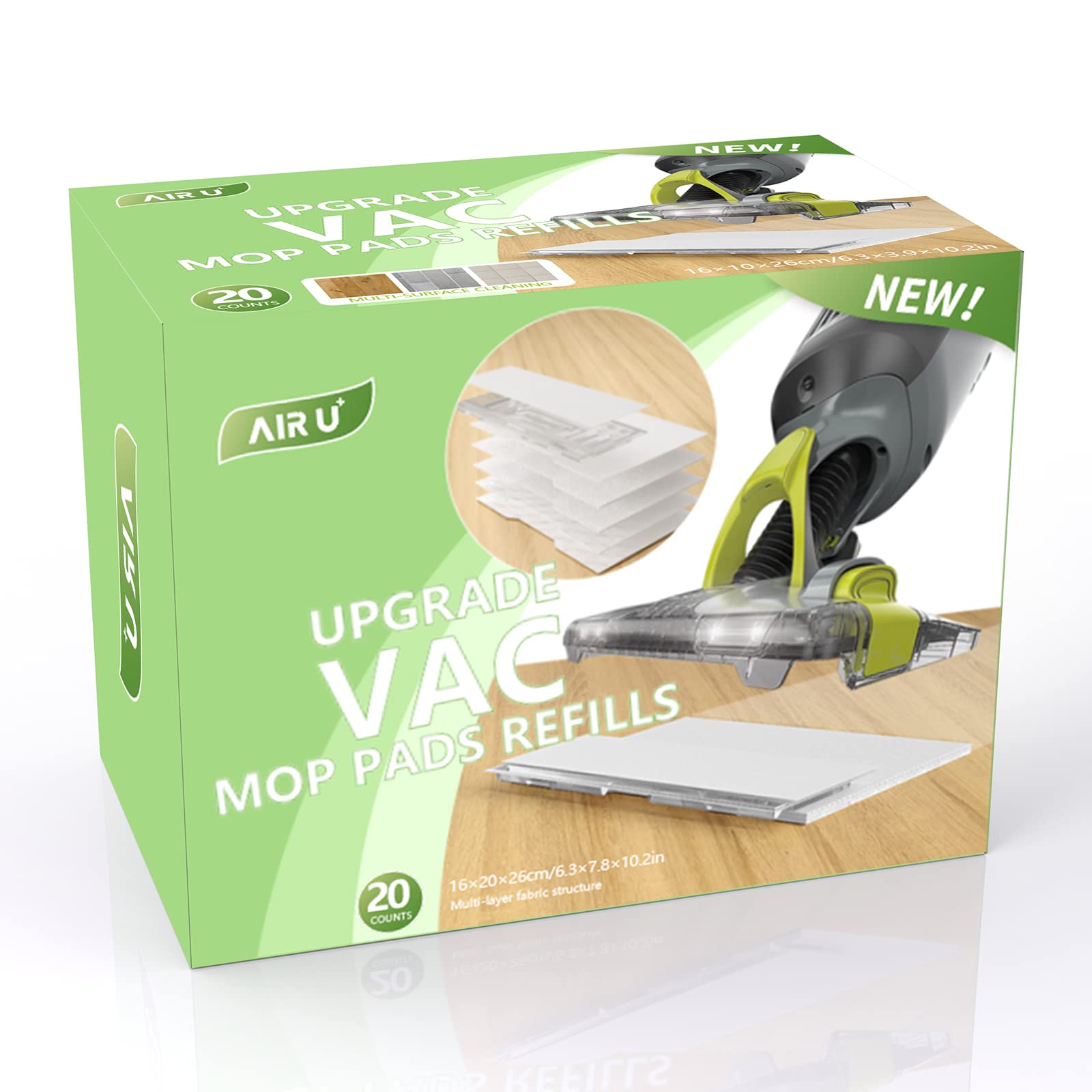 Shark VACMOP™ Cordless Hard Floor Vacuum Mop Disposable Pad VM190