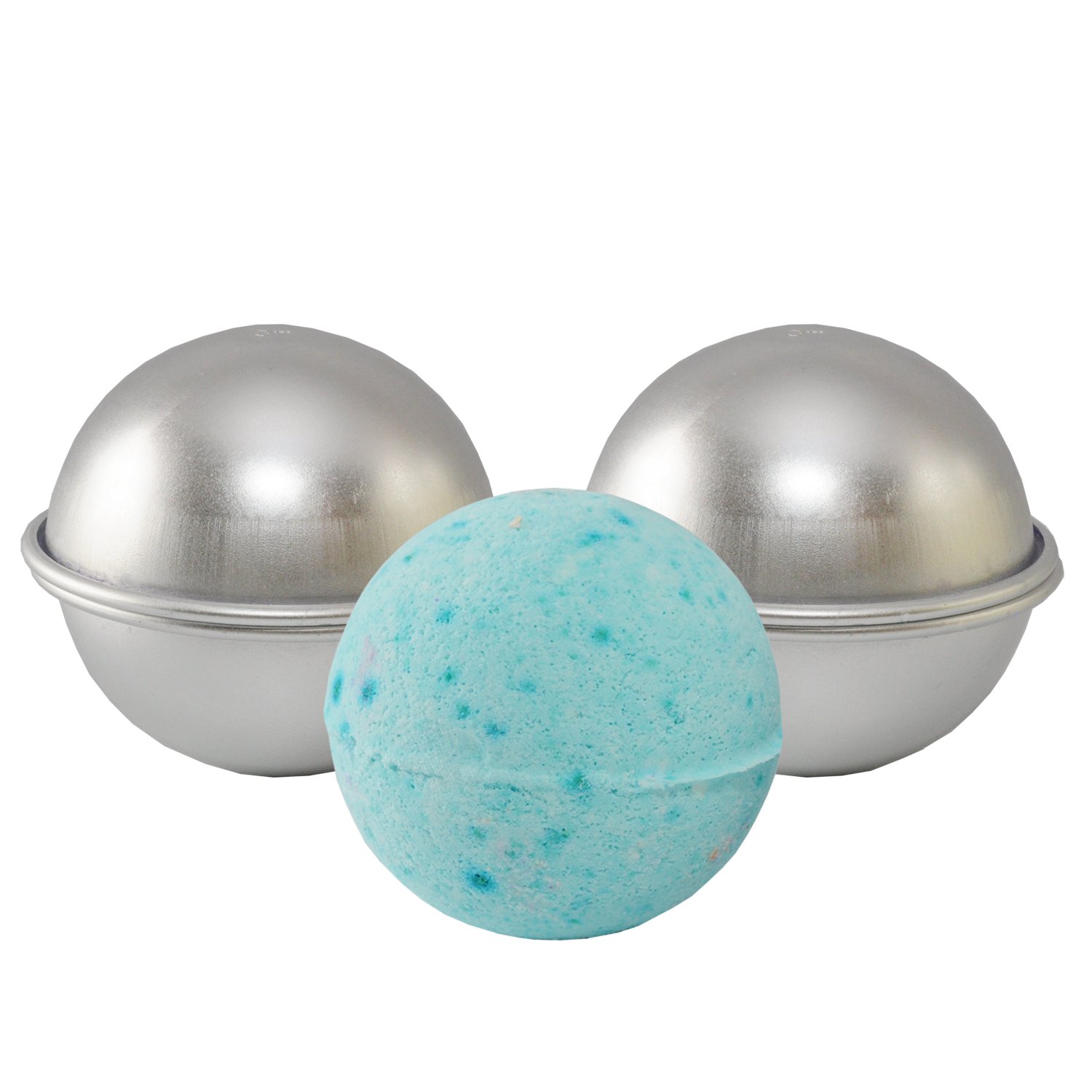 Metal Bath Bomb Mold - DIY - Make Luxurious Bath Bombs - 2 Molds