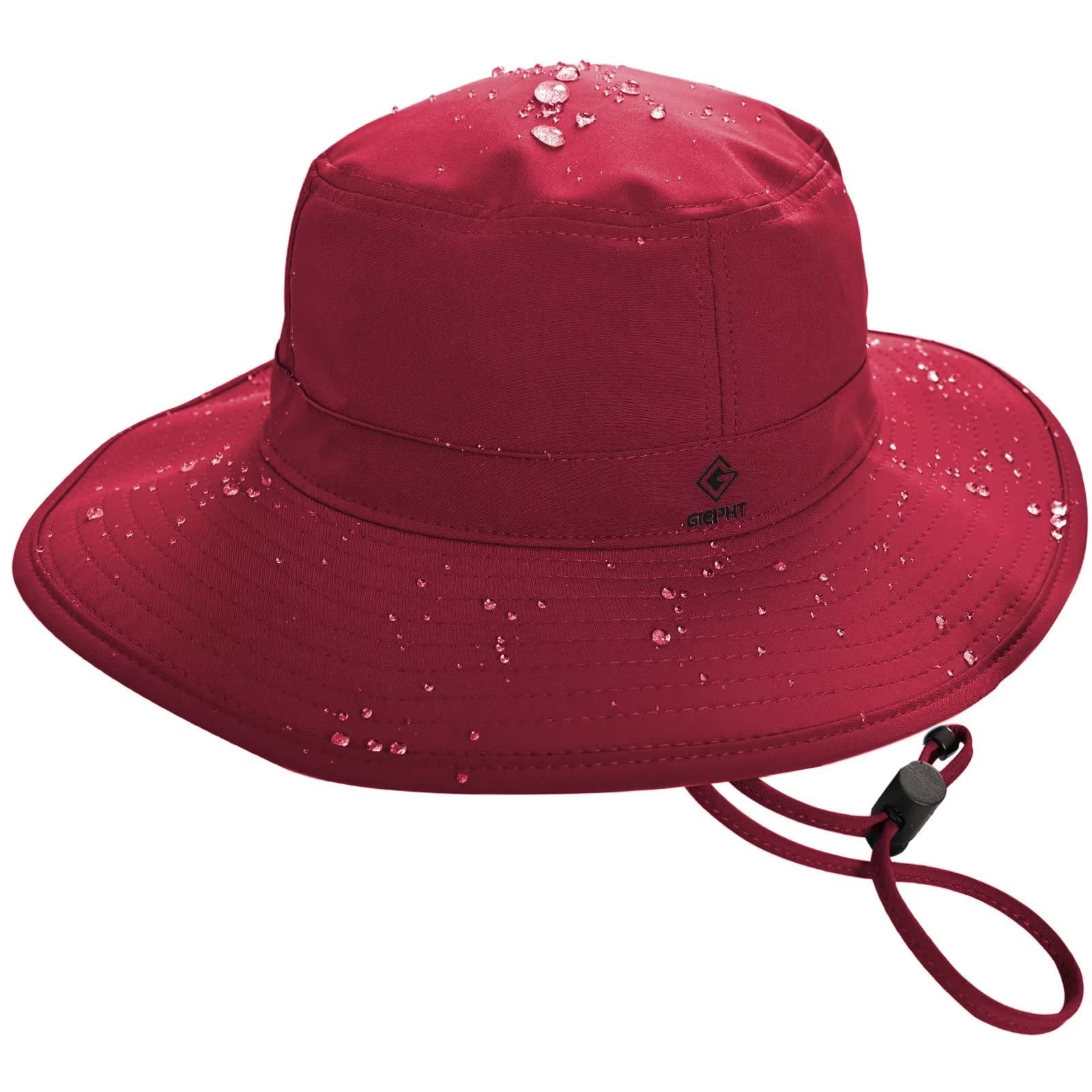 Wide Brim XL Extra Large Big Head Size Summer Sun Hat Water Repellent Rain  Protection Chin