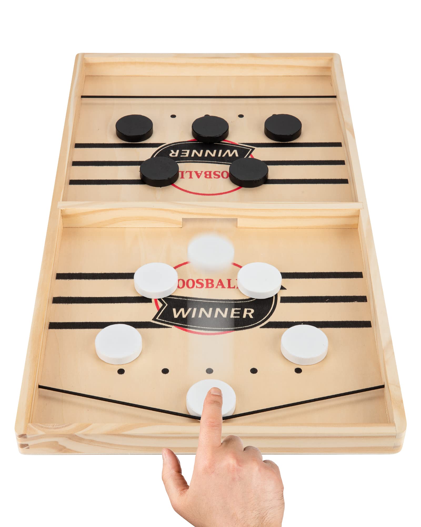 Fast Sling Puck Game,Desktop Battle 2 in2 Wooden Hockey Game,Funny  Slingshot Board Games,Adults or Kids Party Family Parent Child Interaction  Toys-Foosball Fast Winner Game: Buy Online at Best Price in UAE 