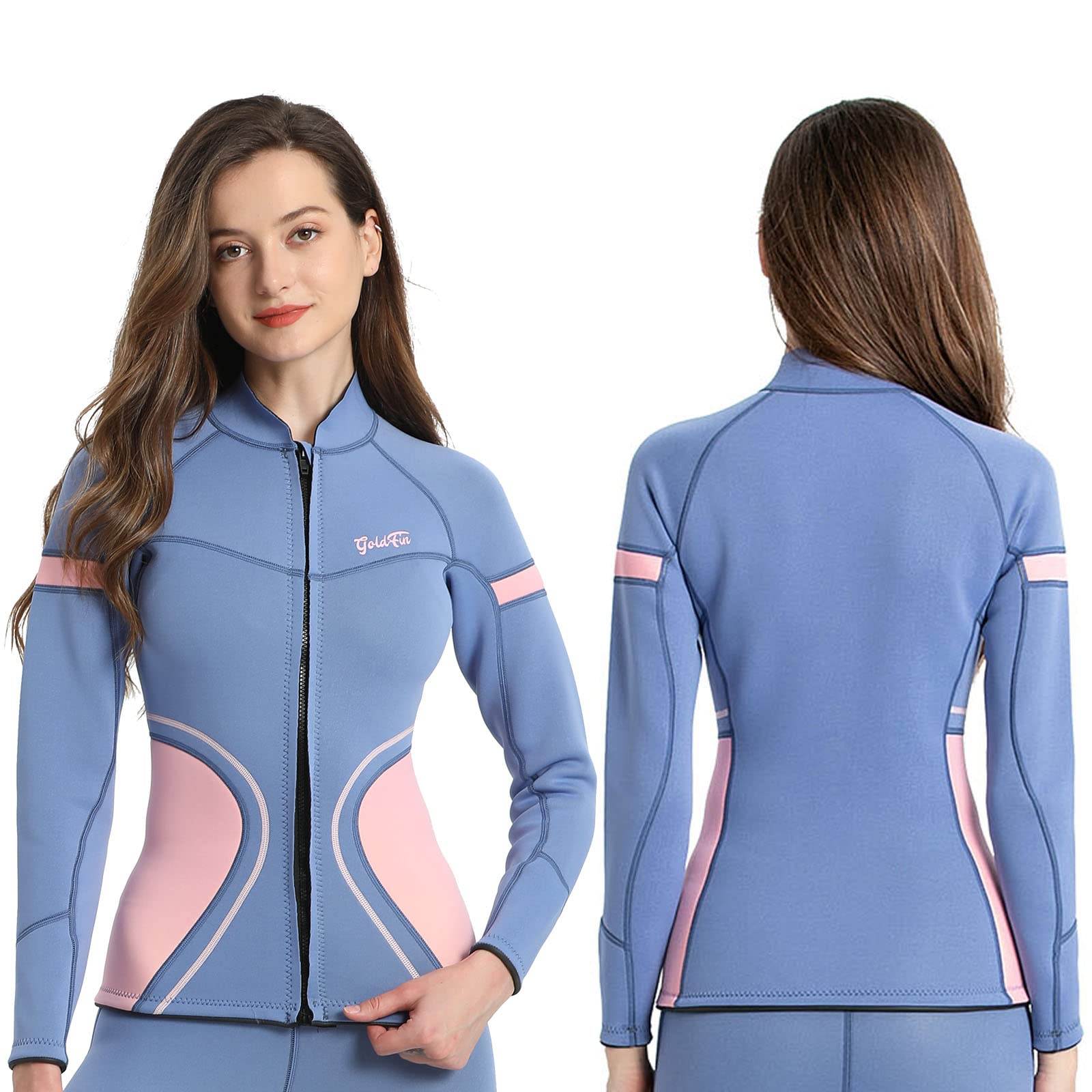 Goldfin 3mm Wetsuit Women Large Top Bottoms Black Turquoise Full Top ...