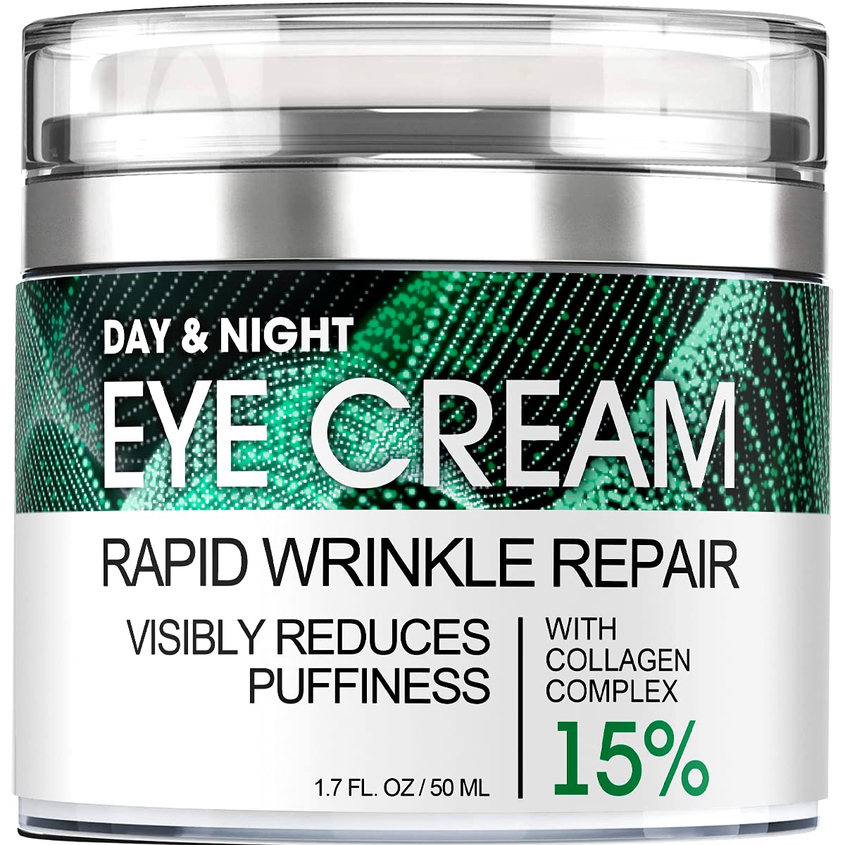 Caffeine Eye Cream For Anti Aging, Dark Circles, Bags, Puffiness. Great  Under Eye Skin Face Tightening, Eye Lift Treatment For Men & Women 1.7oz 