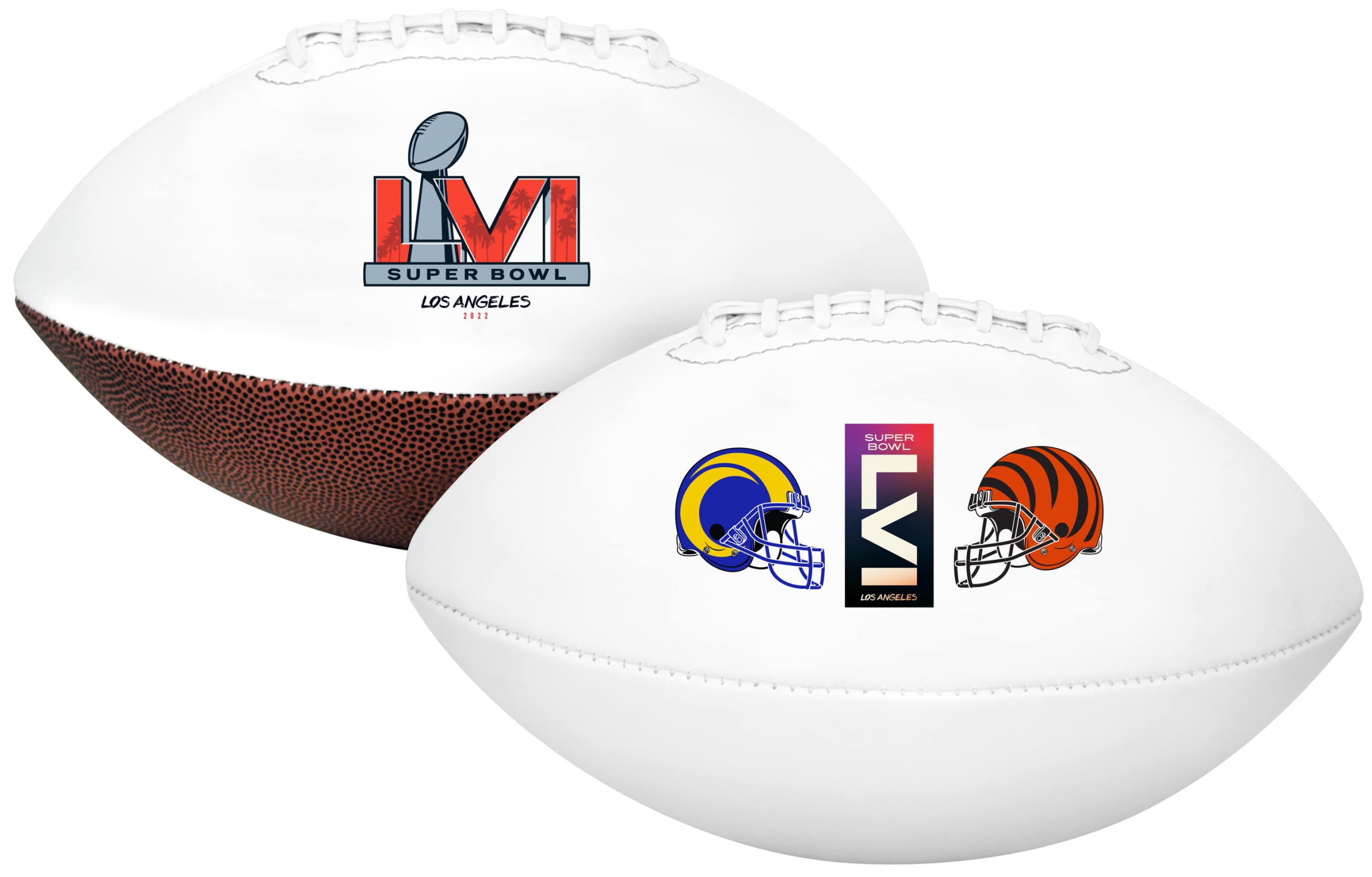 Official NFL, 2022, Los Angeles Rams Commemorative Footballs, Super Bowl  LVI Champions, NFC Champions