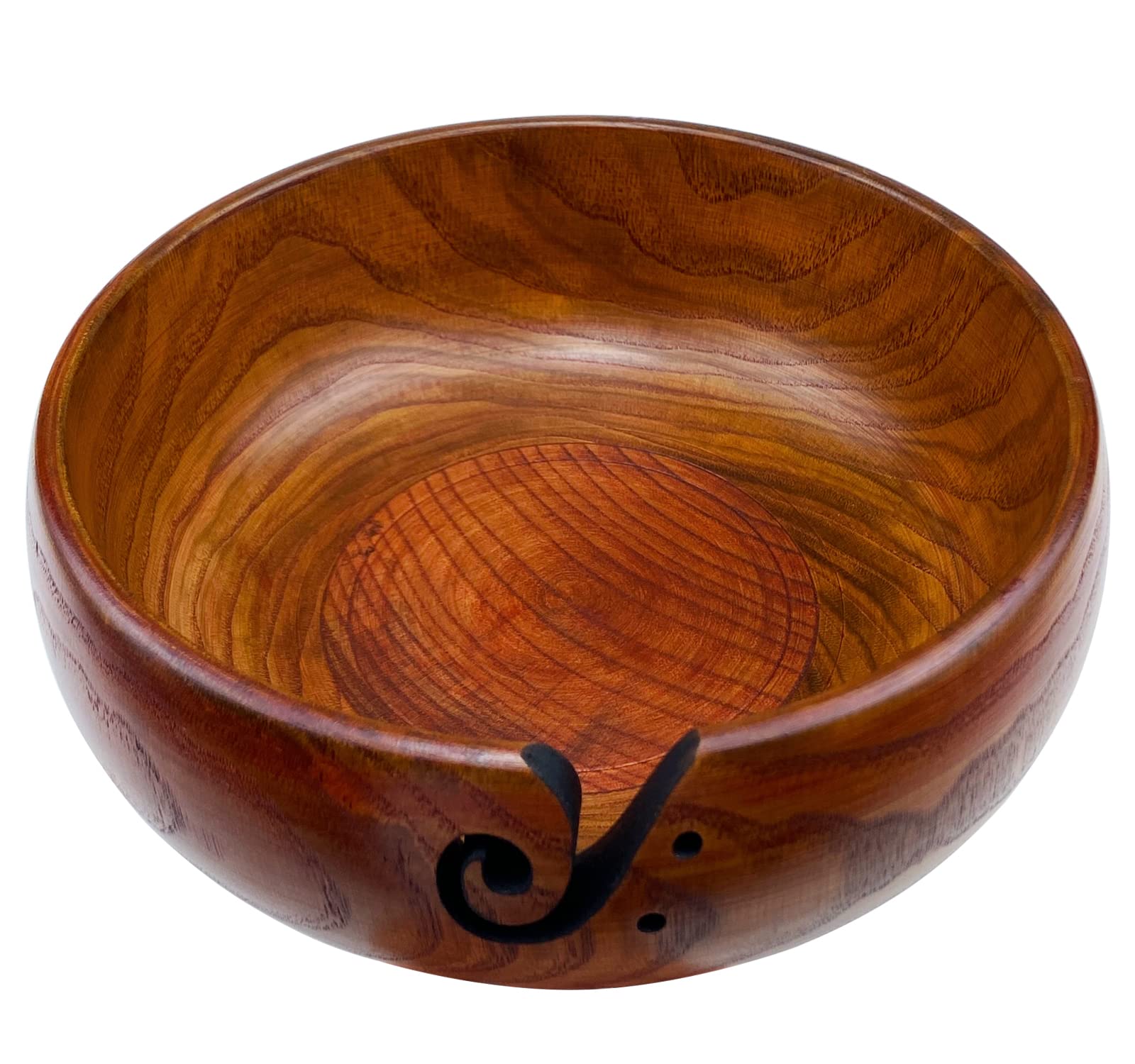 Wooden Yarn Bowl, Large Yarn Storage Bowl Christmas Day Gift