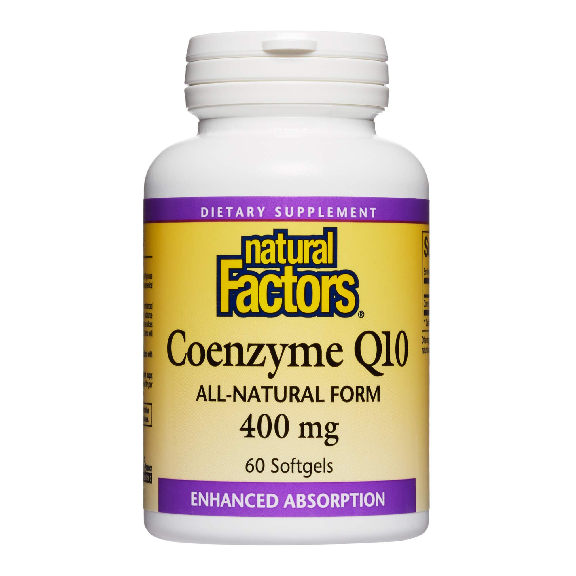 Natural factors coenzyme q10 400 mg 60 softgels