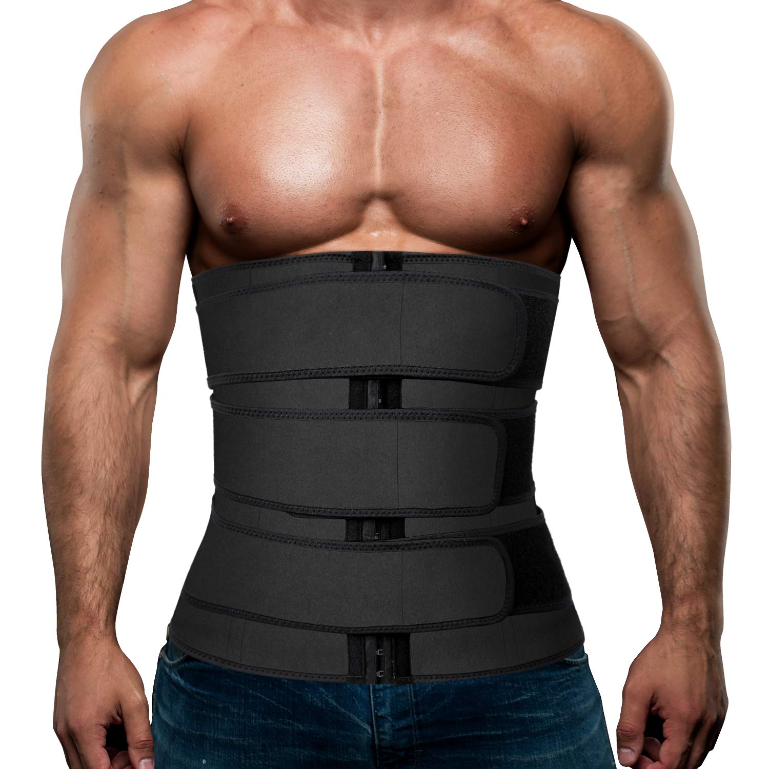 thumbnail image 2 of Tecnomed Waist Trainer For Women: Premium Waist Trimmer, Sweat Belt While Working Out, Postpartum Support Belly Band Black 2 of 9