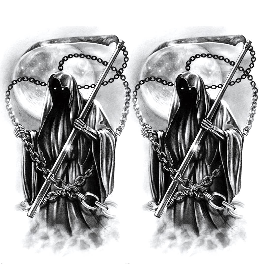 Premium Photo | Grim reaper tshirt tattoo design dark art illustration  isolated on white