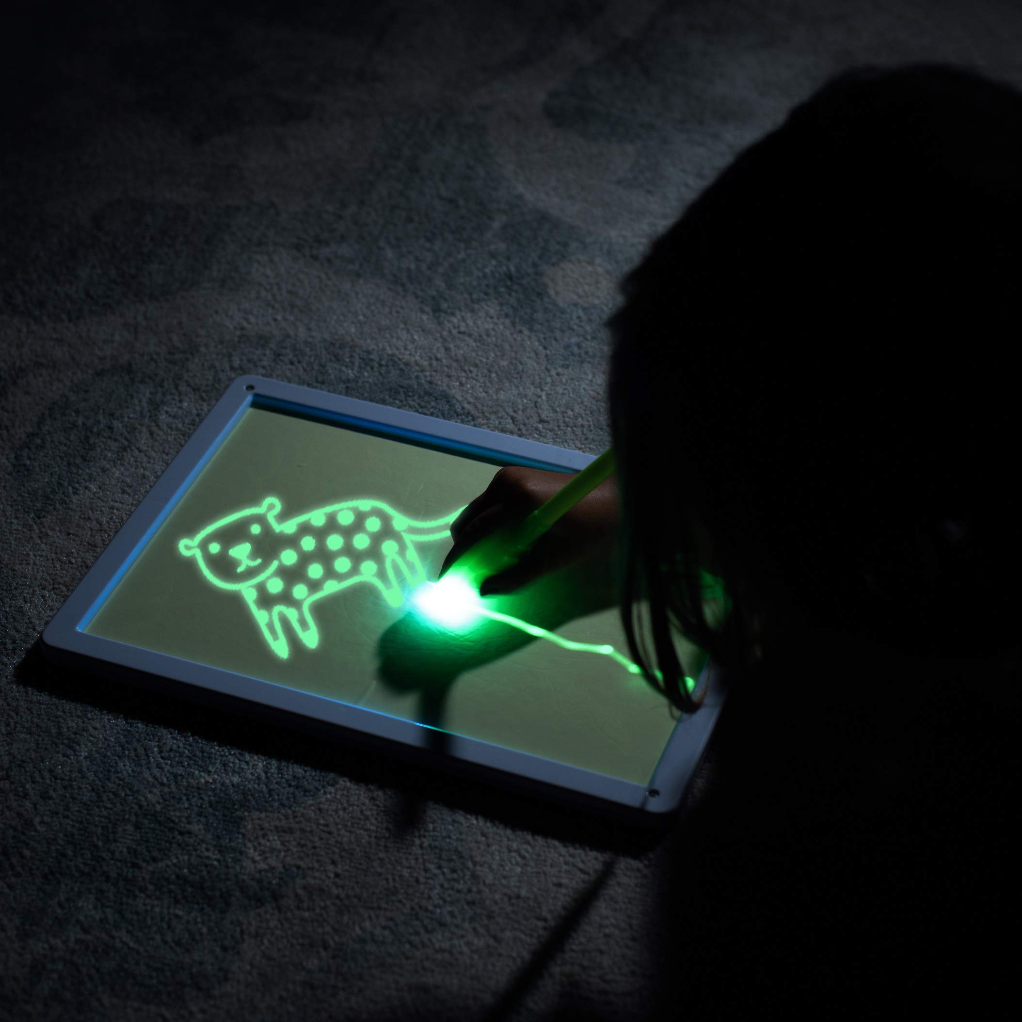 Draw with Light Sketch Board, Luminescent Glow in The Dark Drawing Painting  for Kids