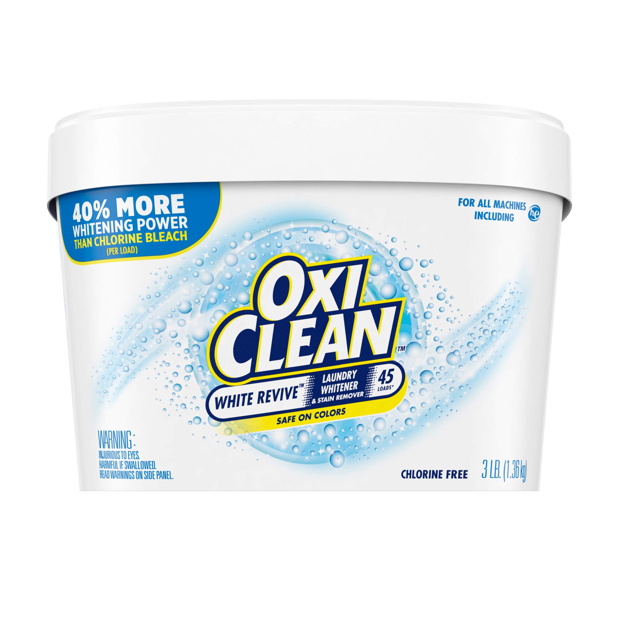OxiClean White Revive Laundry Whitener + Stain Remover 3 lbs.