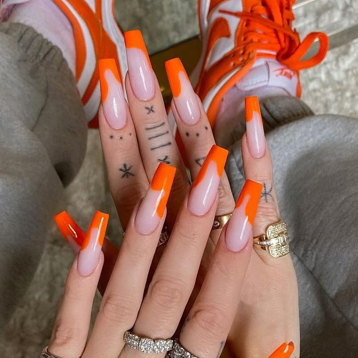 30 Best Orange Nails Ideas for 2023 - Nail Designs Journal