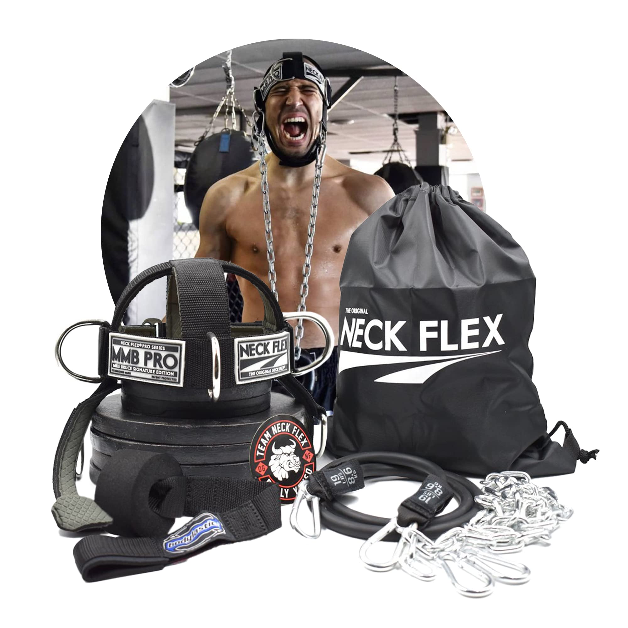Neck harness for weight lifting - Gym, Fitness & Fighting sports