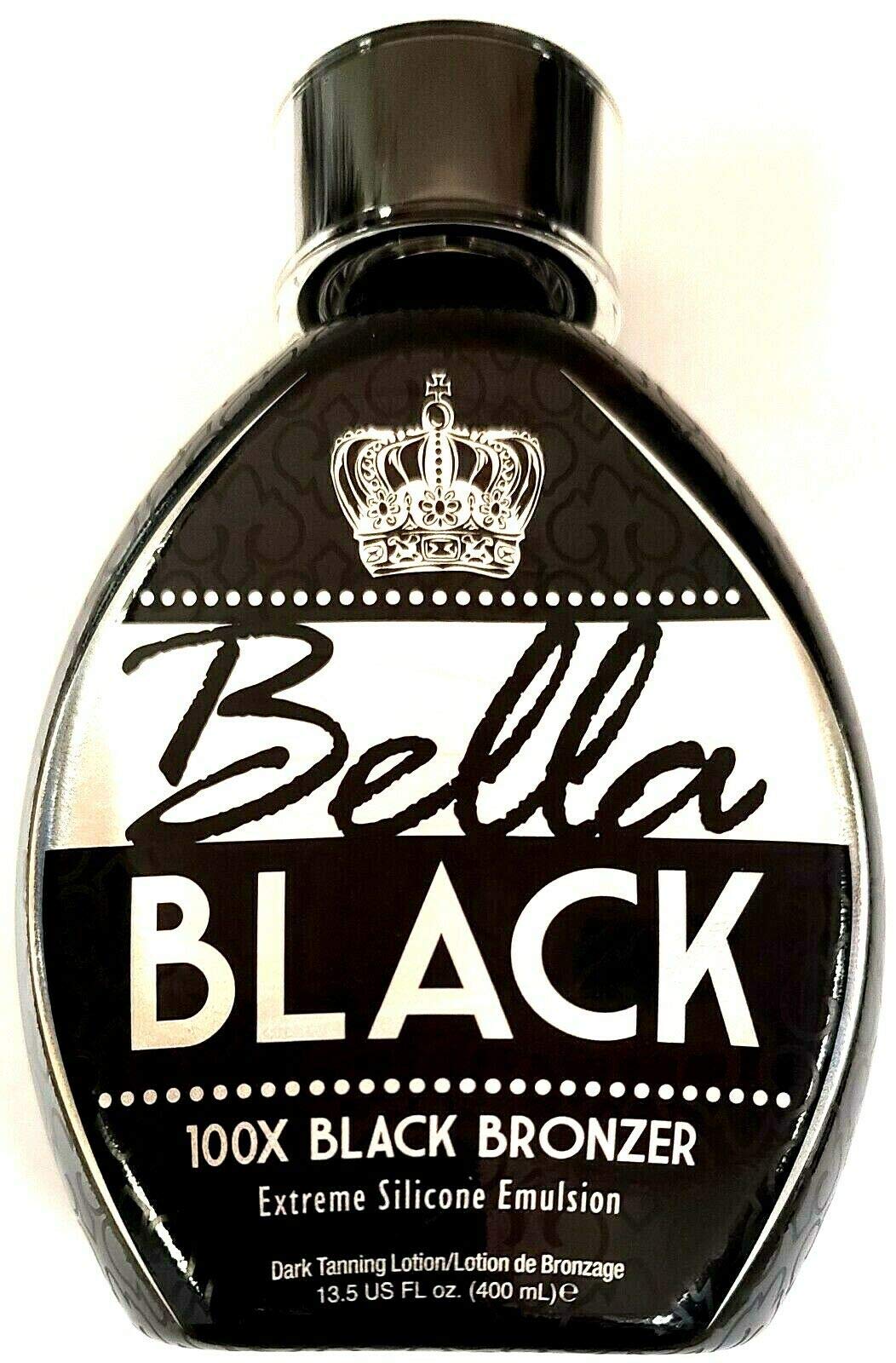 salami råd Pornografi Bella Black 100X Bronzer Tanning Lotion Premium Tanning Bed Lotion with  Extreme Silicone Emulsion and Banana