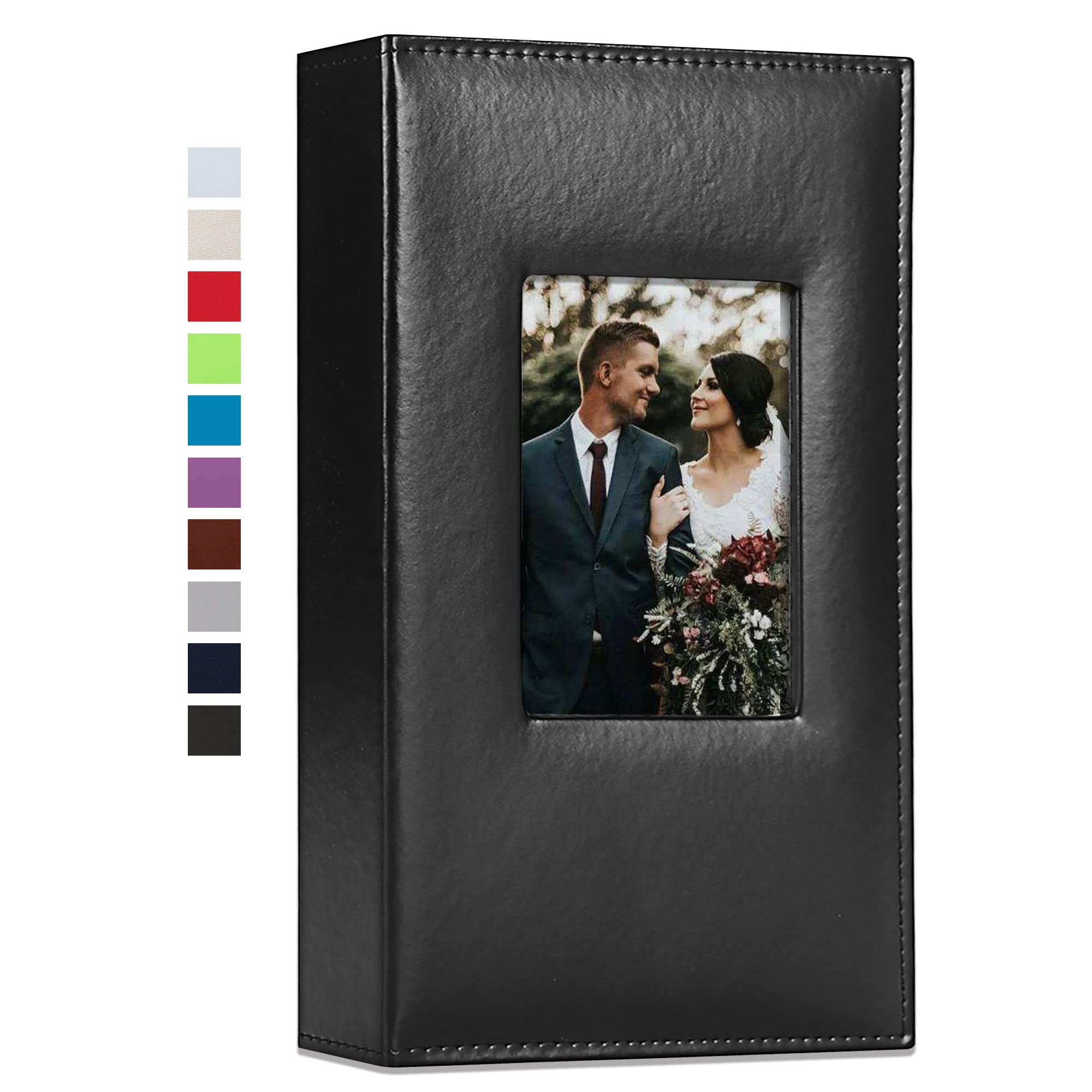  Vienrose Photo Album for 600 4x6 Photos Leather Cover