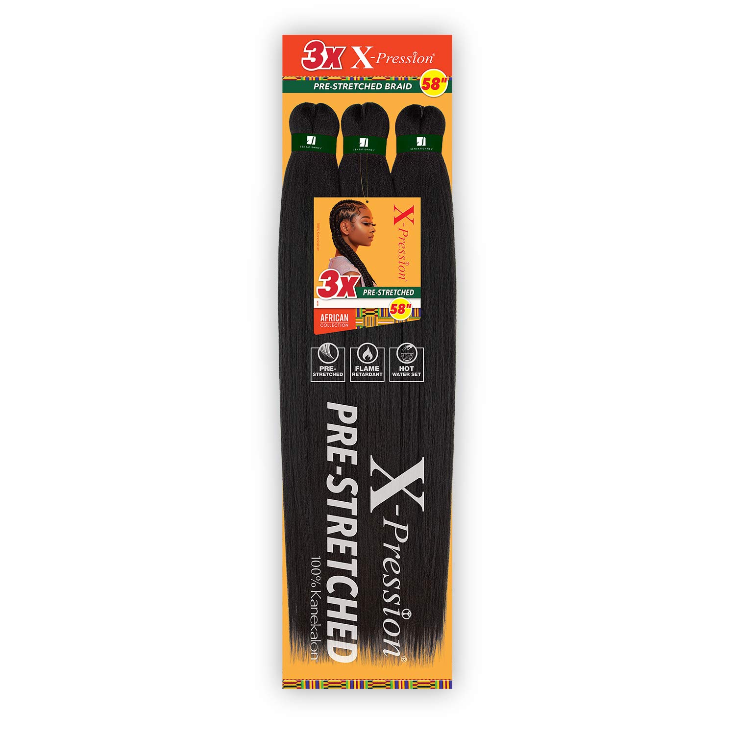 Pre stretched braiding hair discount