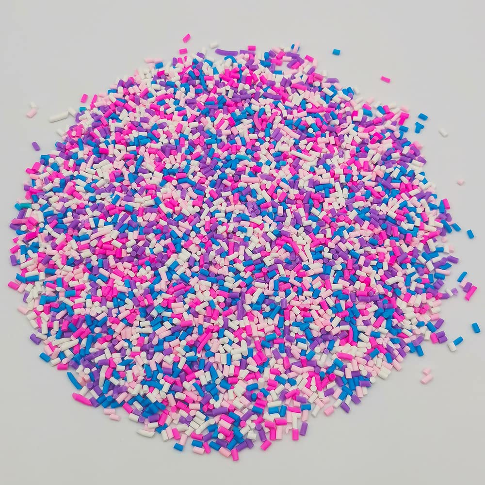 50g Colorful Fake Sprinkles Polymer Sprinkles Resin Sprinkles Fake Candy  Sweets Sugar Clay Nail Art Slices