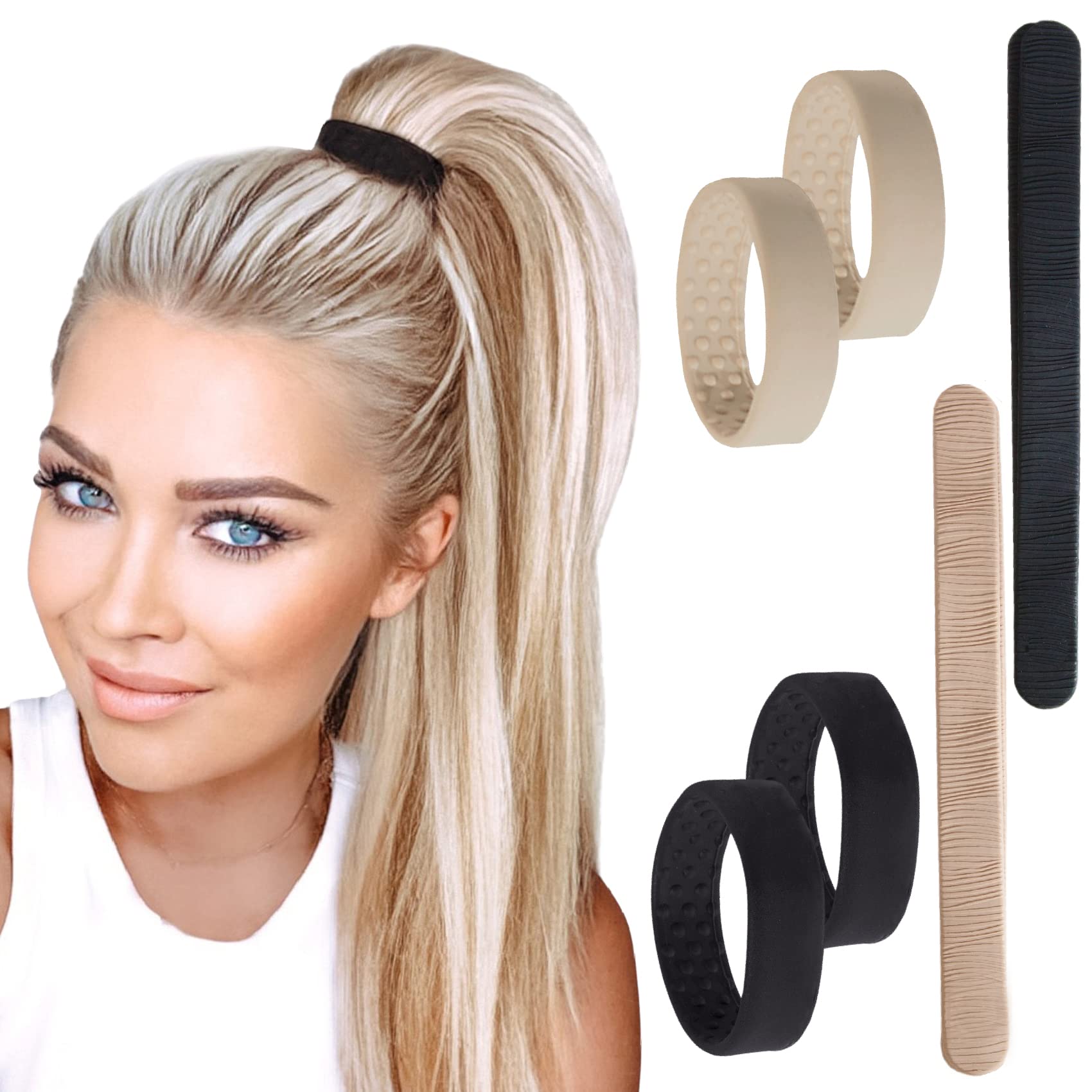 6pc PONYO and Bun Barz Variety Pack for Fine to Normal Hair PONYO