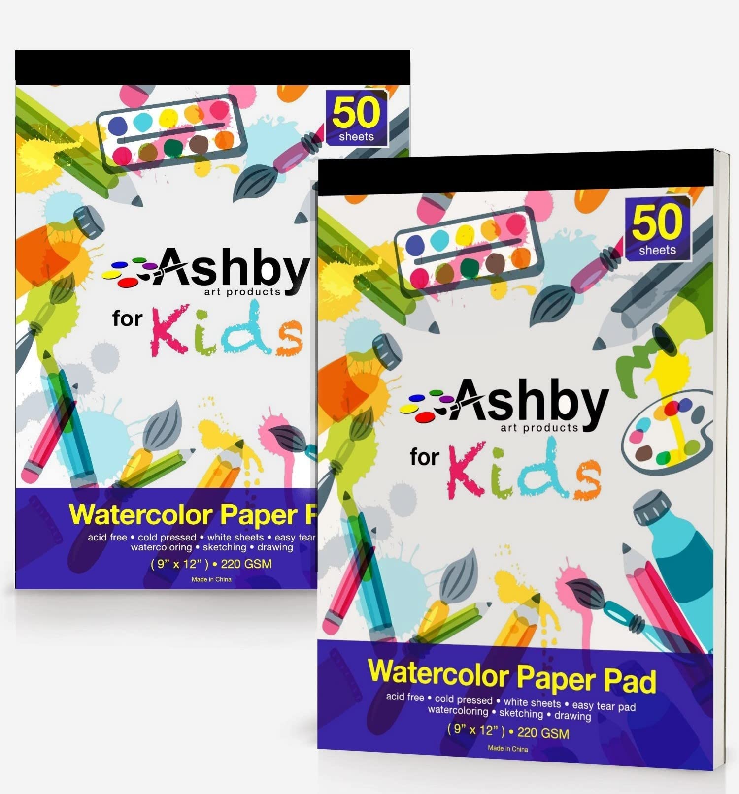 Ashby for Kids - Premium Quality Watercolor, Drawing, Finger Paint