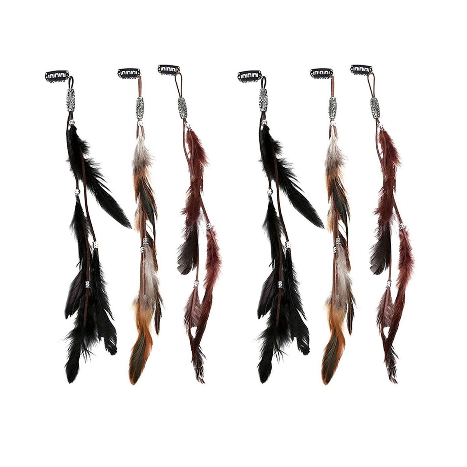 CANDYLANE Style Feather Extension Clips for hair