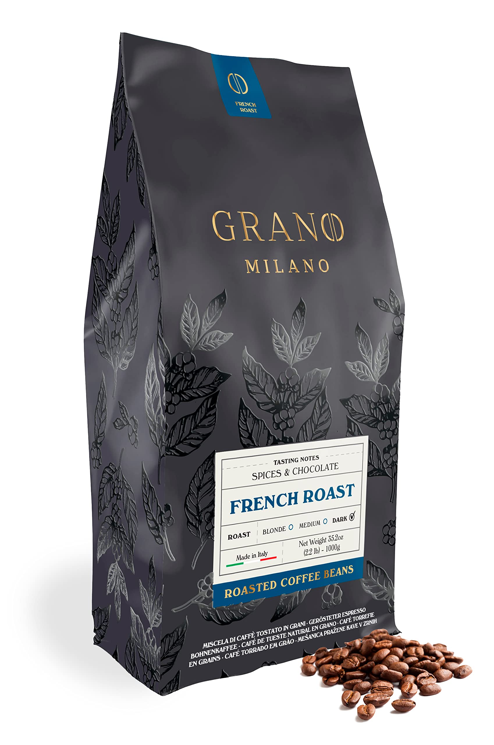 Café italiano SpecialCoffee Arabica d'or en grano 1 kilo - Nos