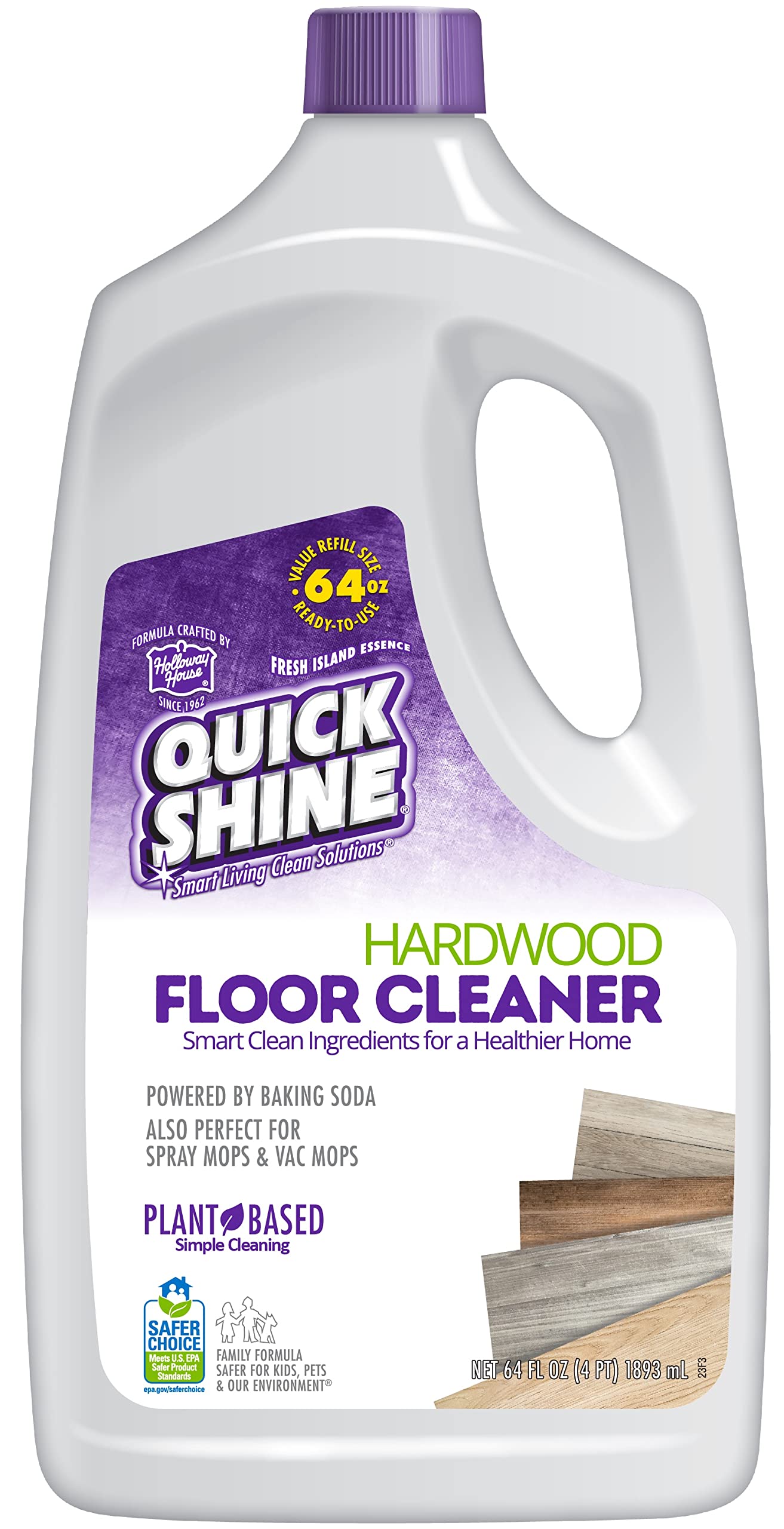 Holloway House Quick Shine Floor Finish - 64 fl oz jug