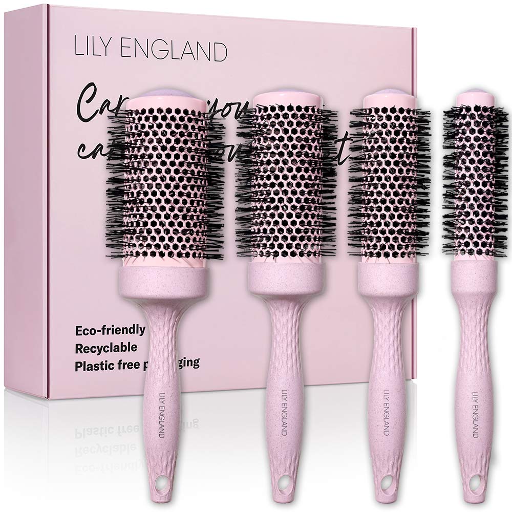 Kind Round Brush Set - Pink, Sustainable Gift