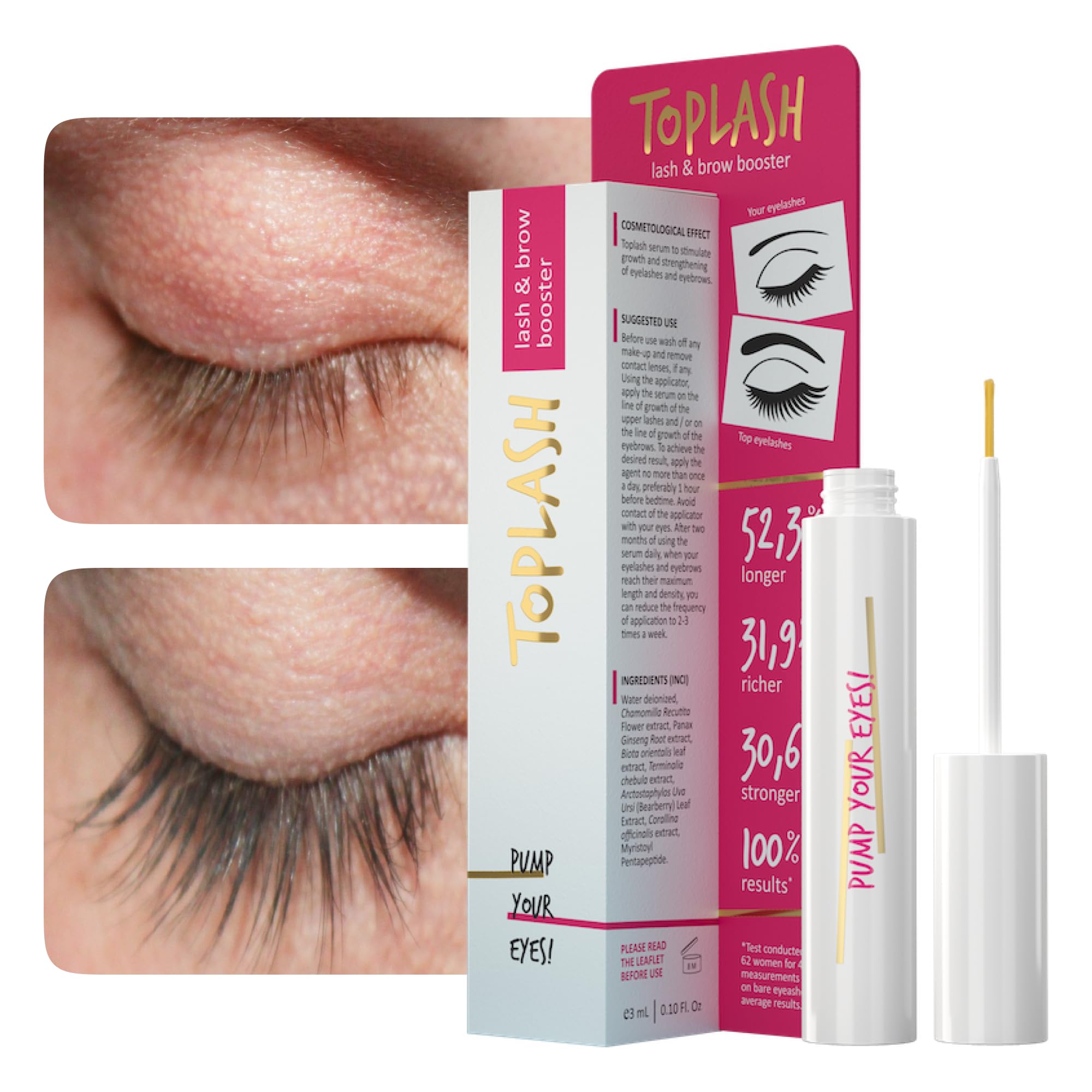 Lashfull Thinking™ Lash + Brow Follicle Oil & Serum Brush + free