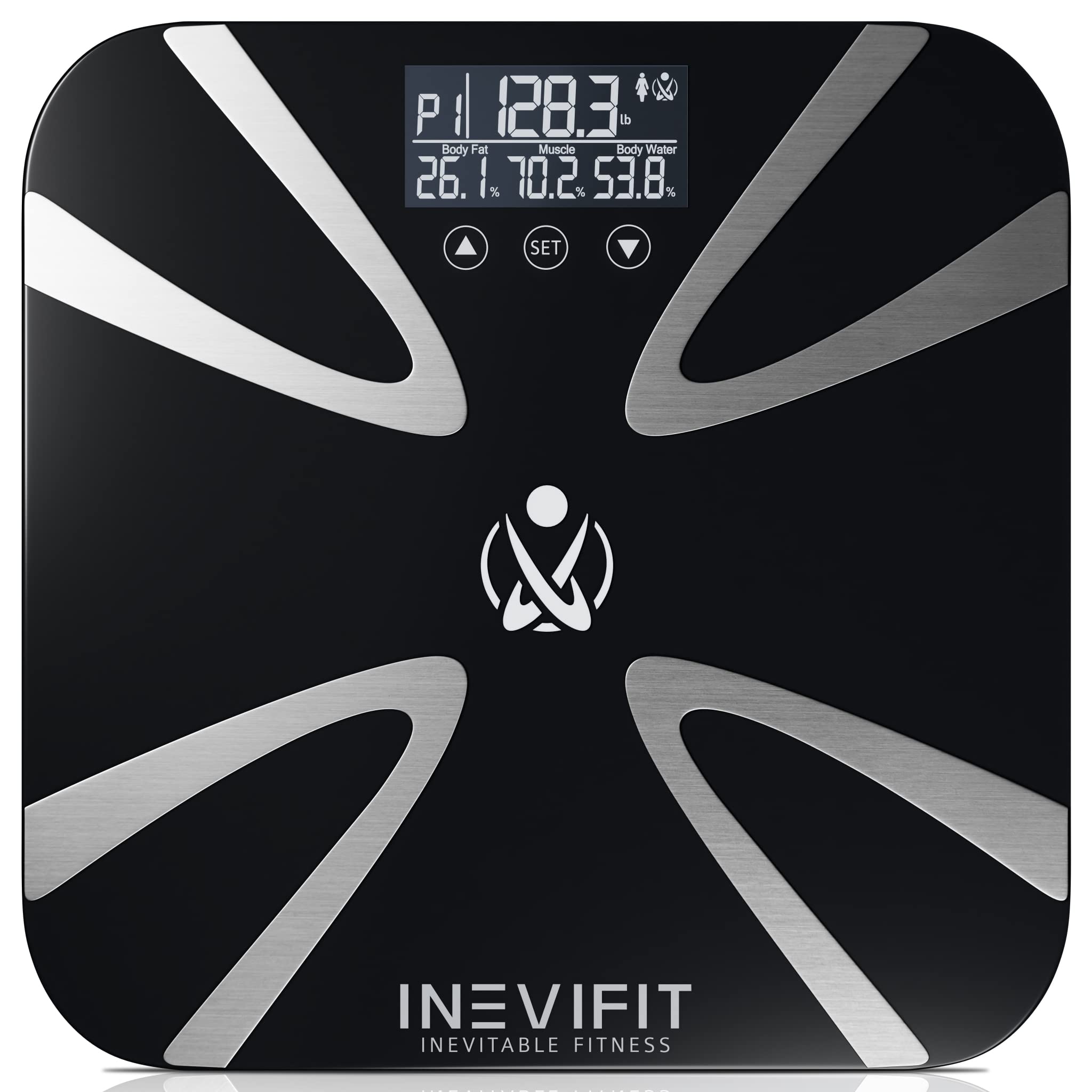 INEVIFIT Body Fat Scale, Highly Accurate Digital Bathroom Body