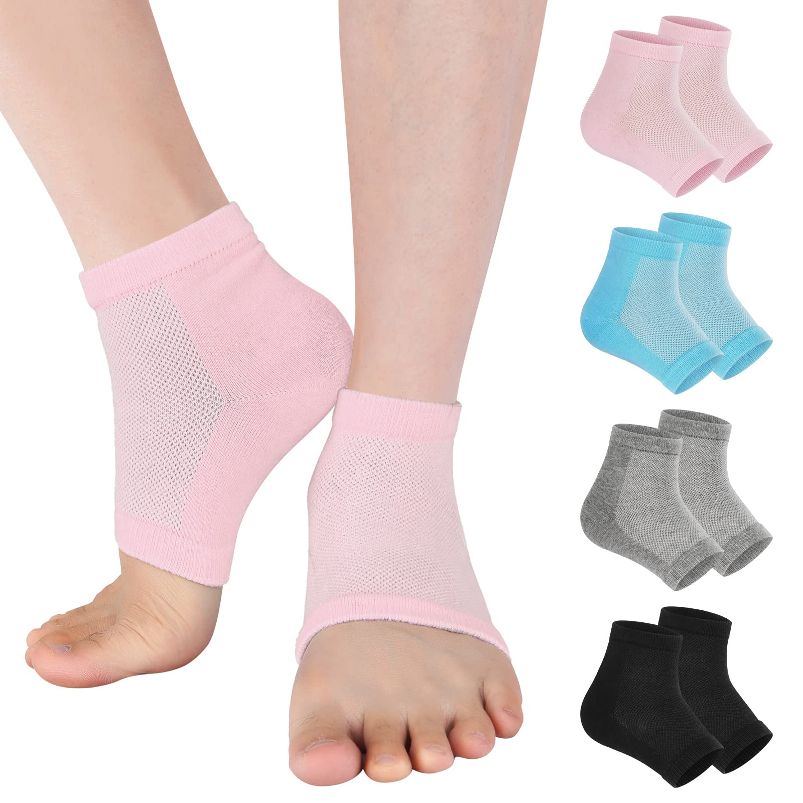 Buy Silicone Socks for Women (3 Pairs), Moisturizing Foot Socks with Pumice  Stone, Gel Socks, Aloe Socks, Women Spa Pedicure Socks for Repairing Dry  Feet, Cracked Heel and Softening Rough Skin, Calluses