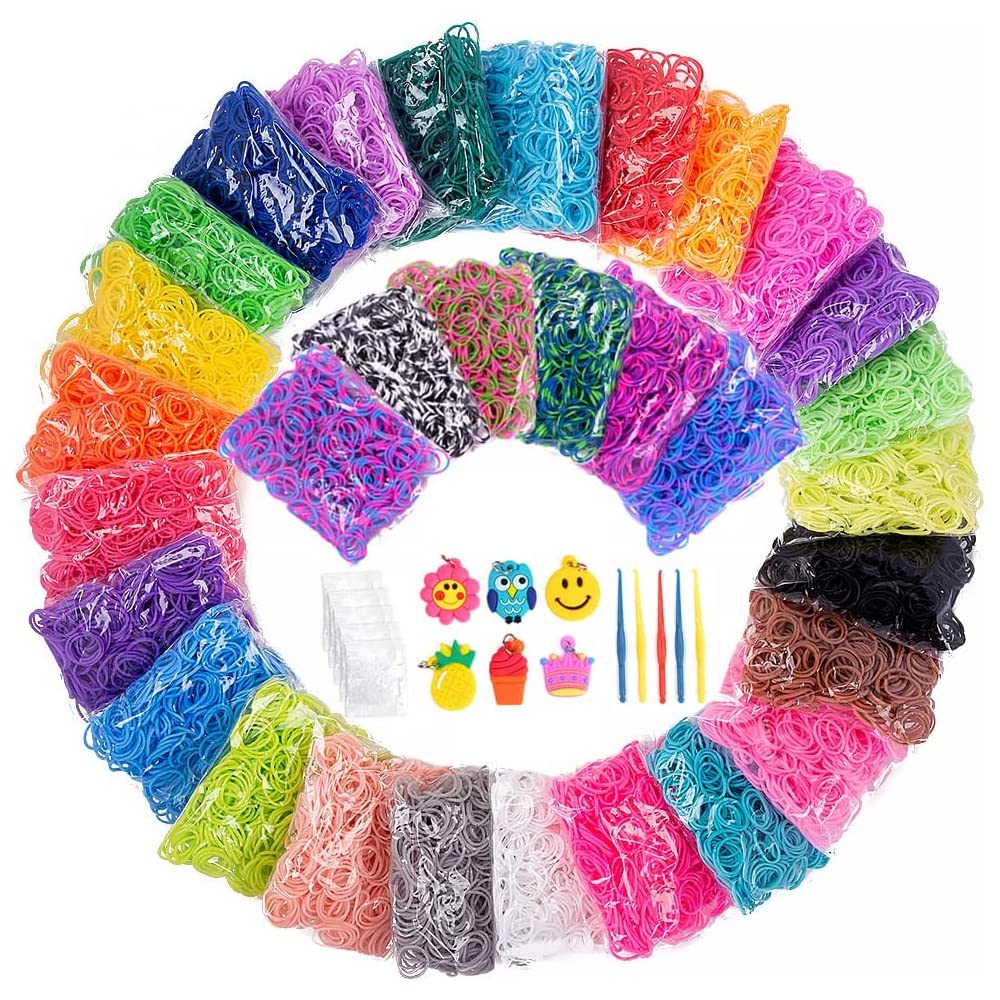 Alysontech 15000+ Loom Rubber Band Refill Kit in 31 Colors