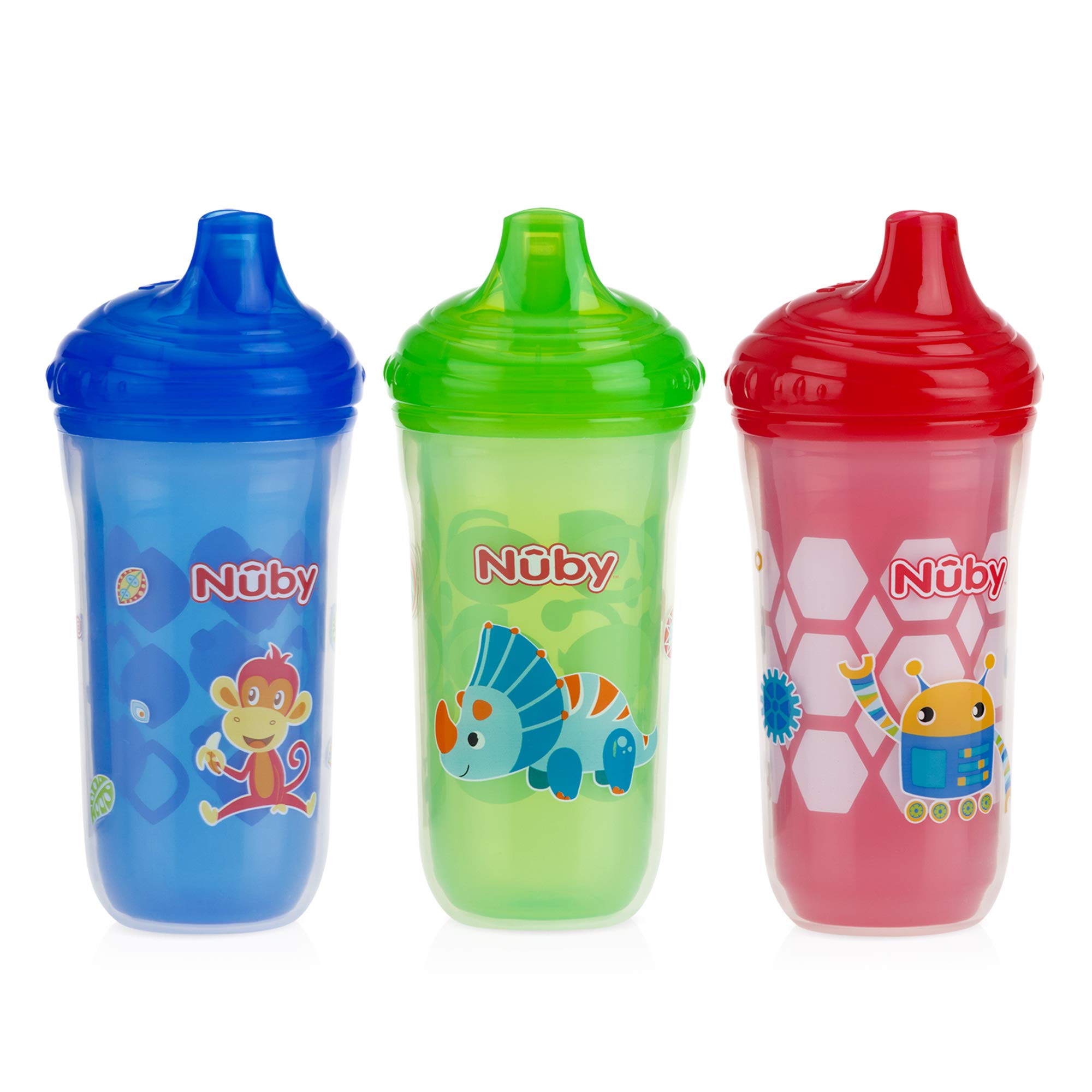 Wholesale Nuby No-Spill Hard Spout Cups - 5 Colors, 9 oz.