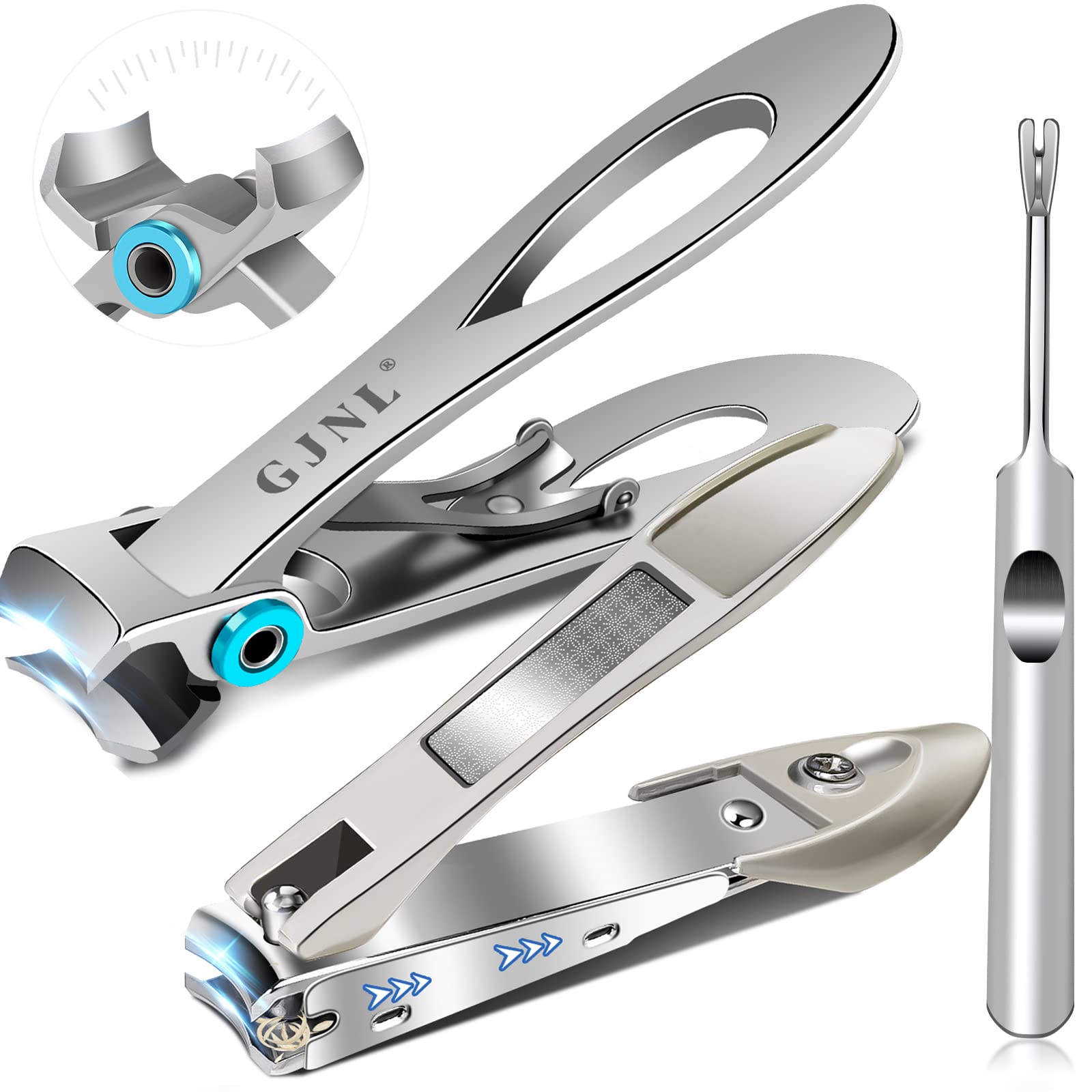 Nail Clippers for Men Thick Nails Professional Nail Cutter with