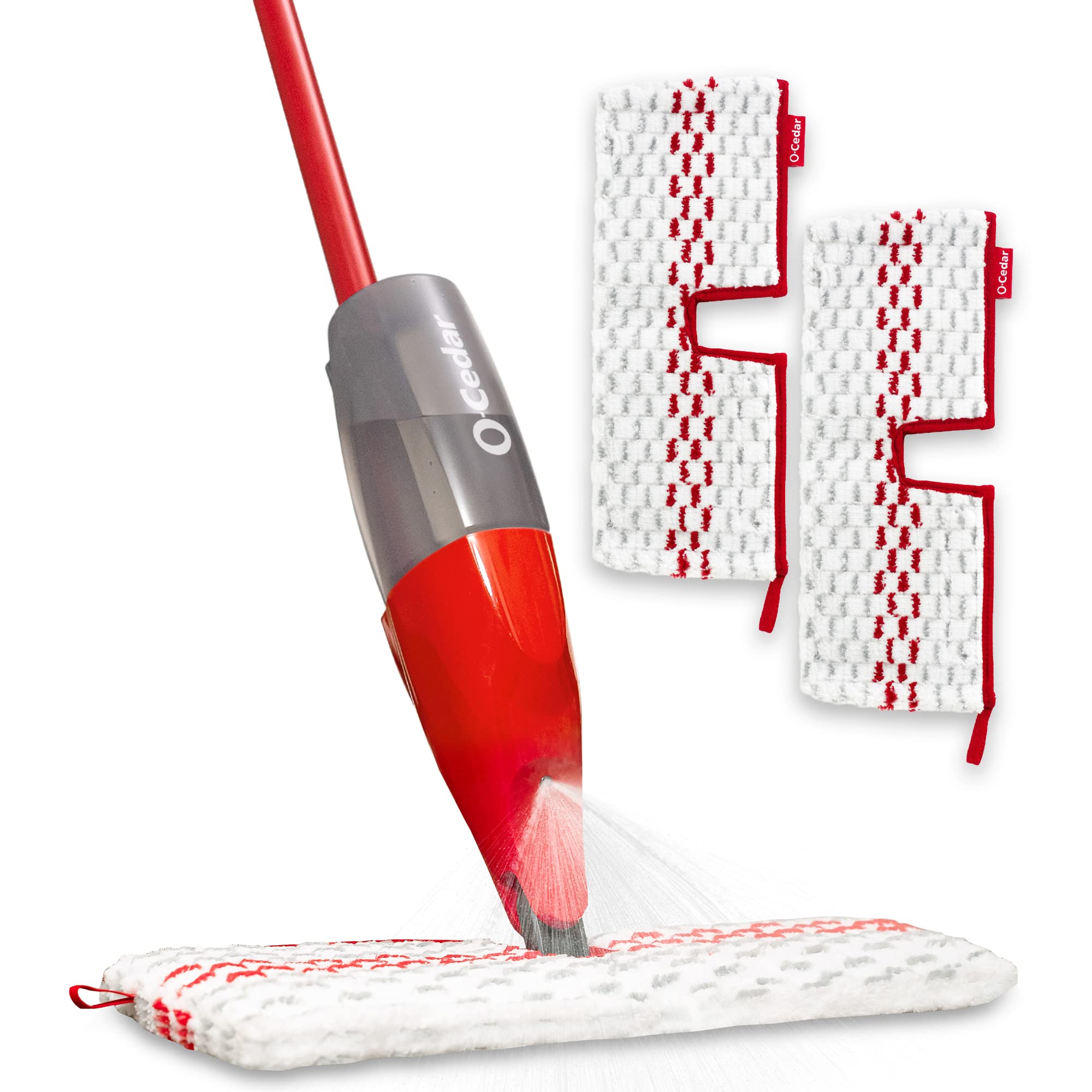 O-Cedar ProMist MAX Microfiber Spray Mop, Red