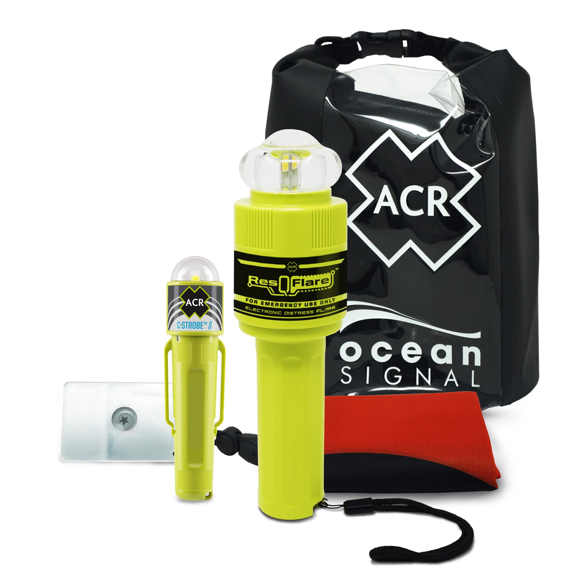 ACR ResQFlare E-Flare Safety Kit - Marine Electronic Boat Flare Meets USCG  Daytime and Nighttime Coast Guard Boating Requirements