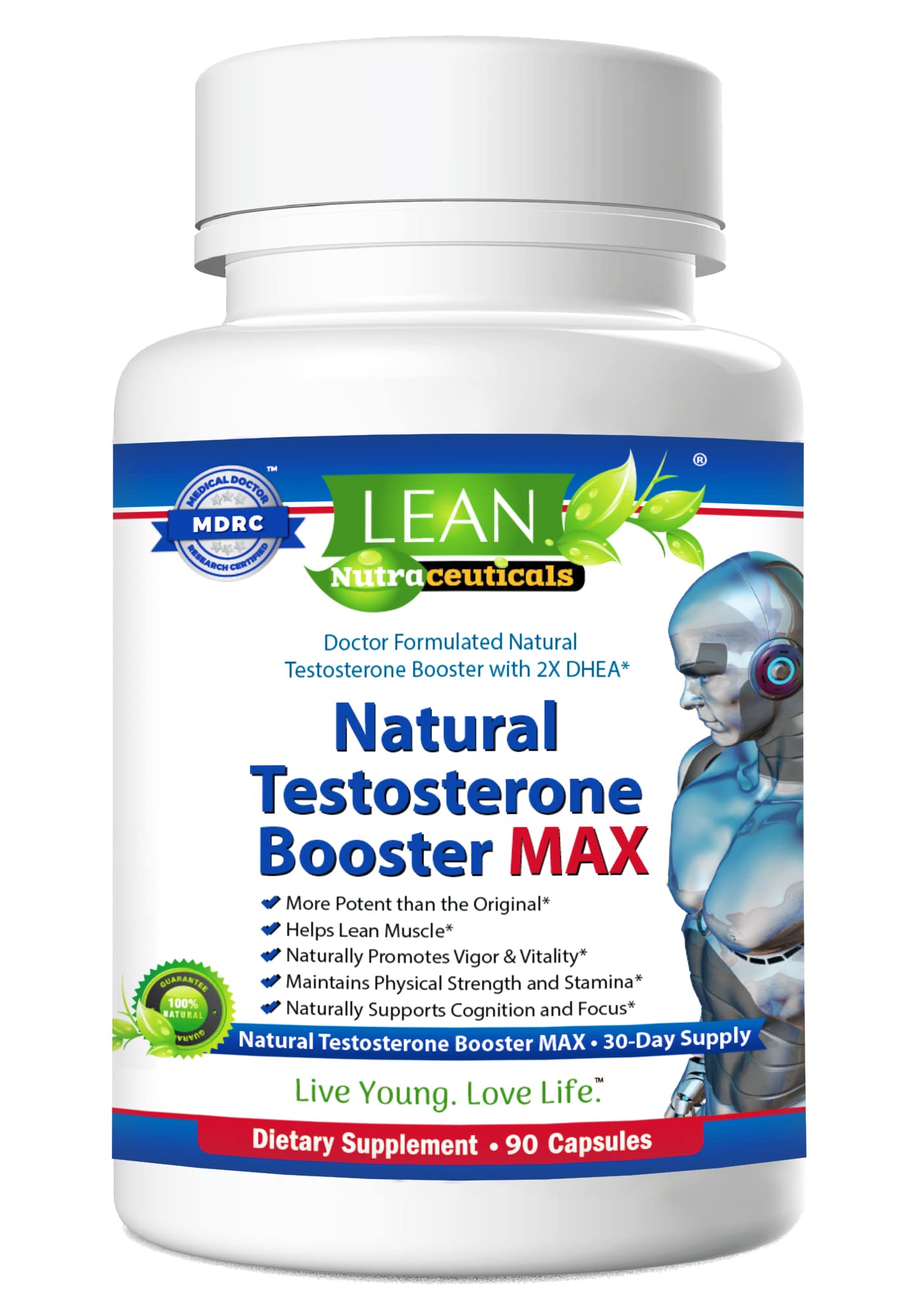 Lean Nutraceuticals Md Certified Testosterone Booster for Men Max